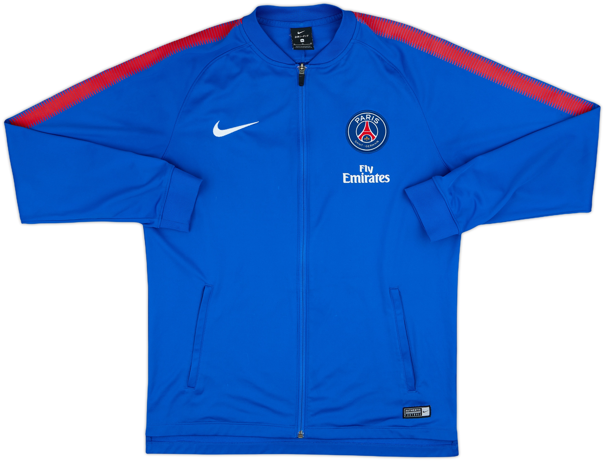 2017-18 Paris Saint-Germain Nike Track Jacket - 7/10 - (M)