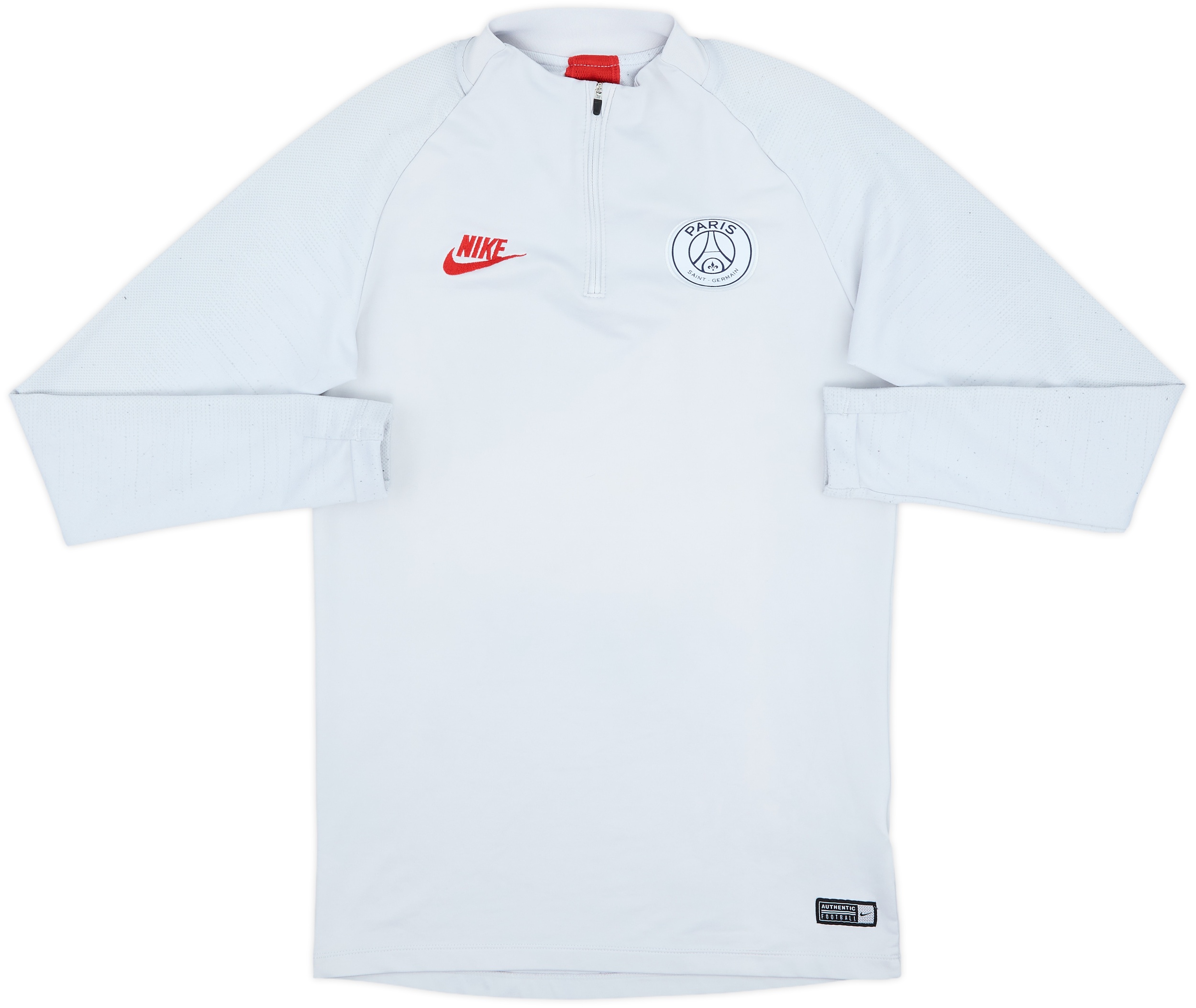 2019-20 Paris Saint-Germain Nike 1/4 Zip Drill Top - 8/10 - (S)