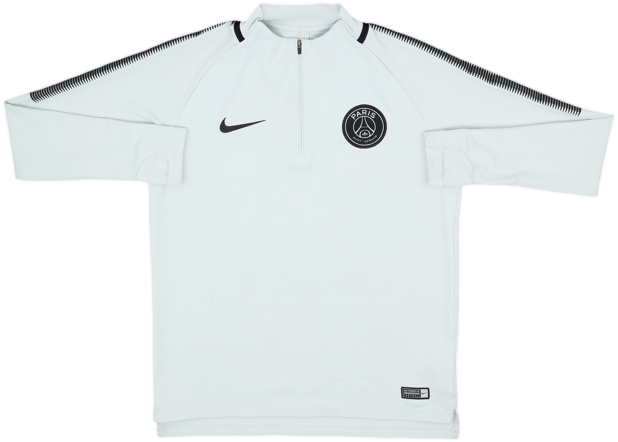 2017-18 Paris Saint-Germain Nike 1/4 Zip Drill Top - 5/10 - (M)