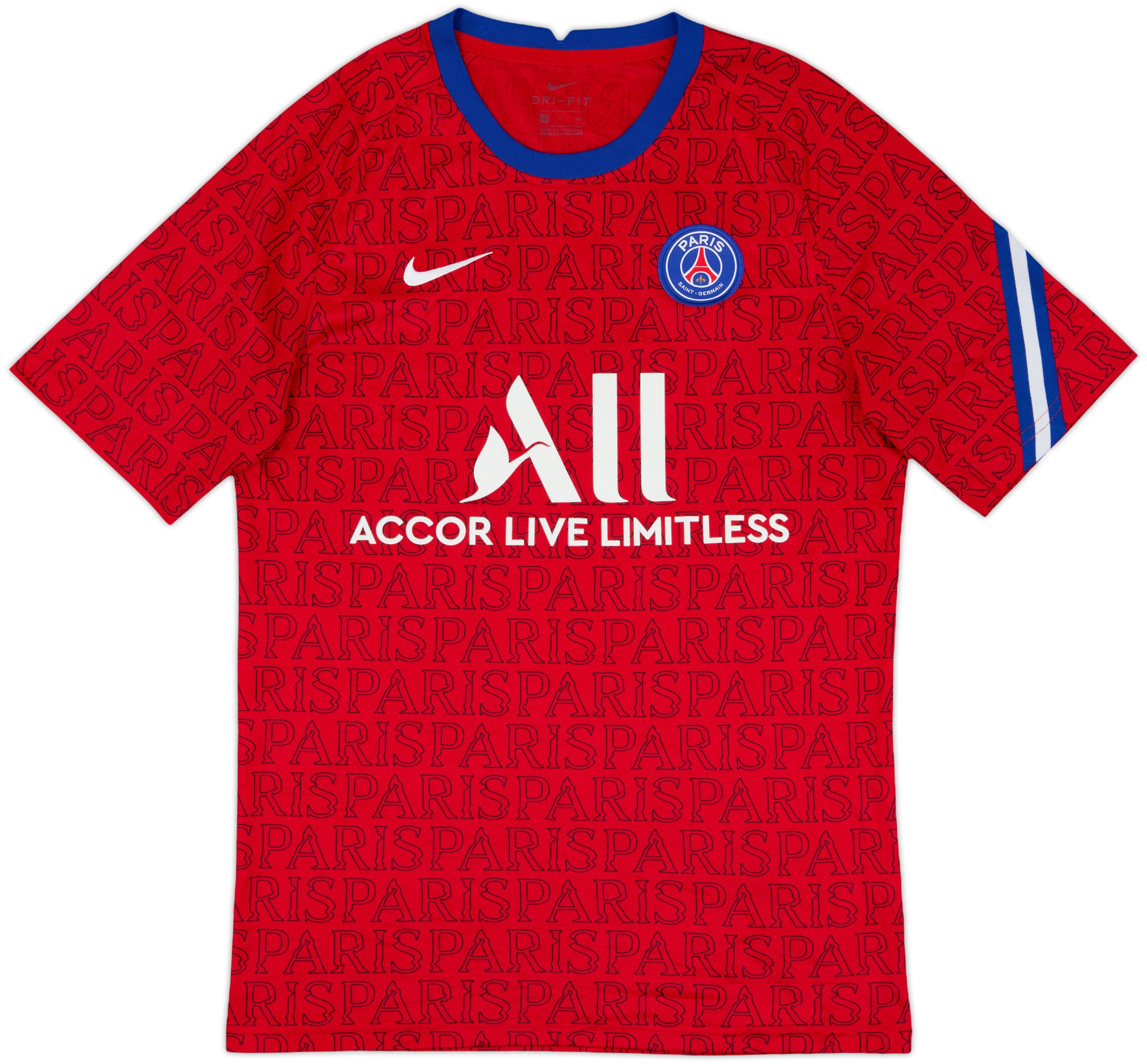 2020-21 Paris Saint-Germain Nike Training Shirt - 7/10 - (S)