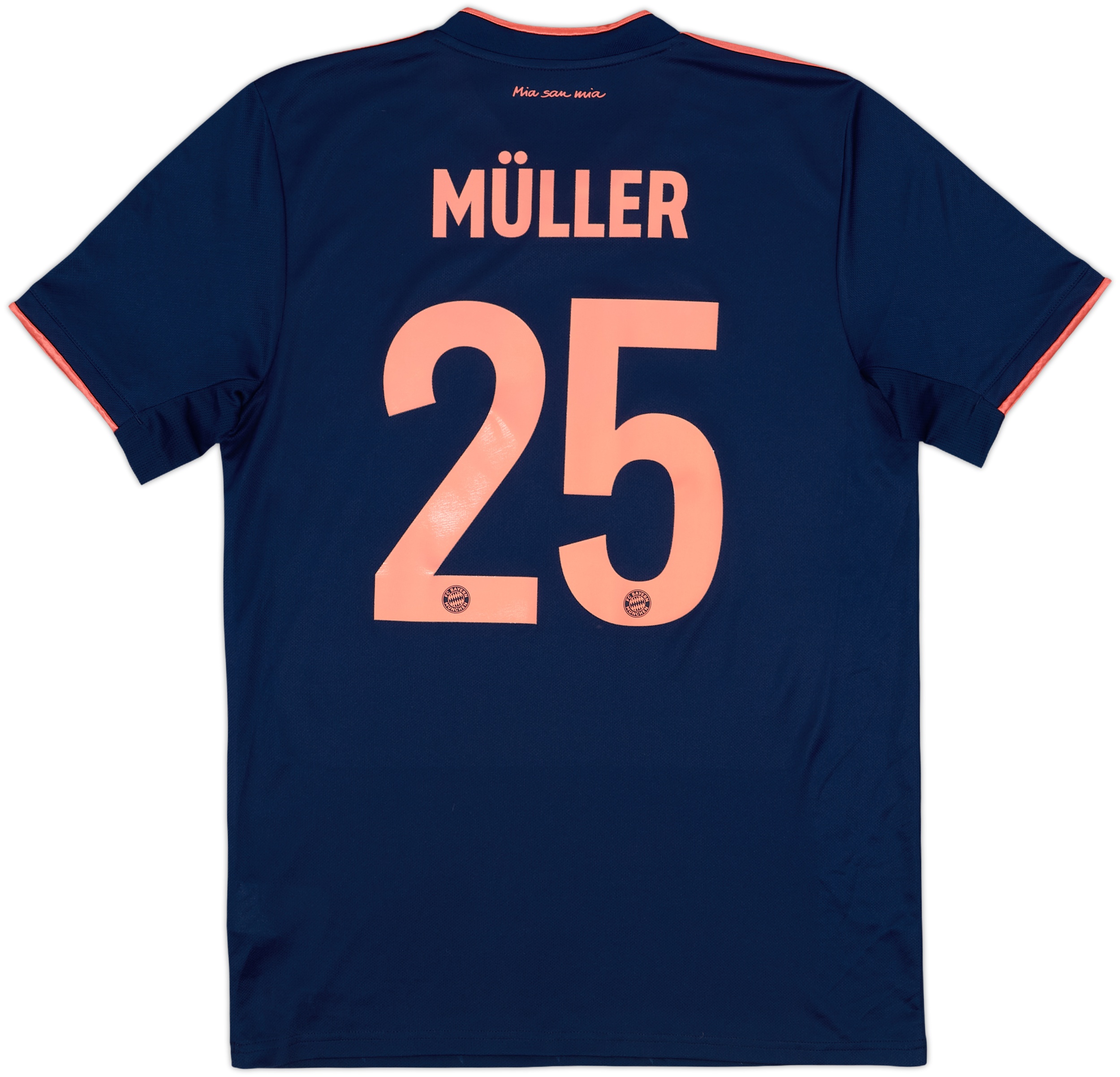 2019-20 Bayern Munich Third Shirt Muller #25 - 9/10 - (M)