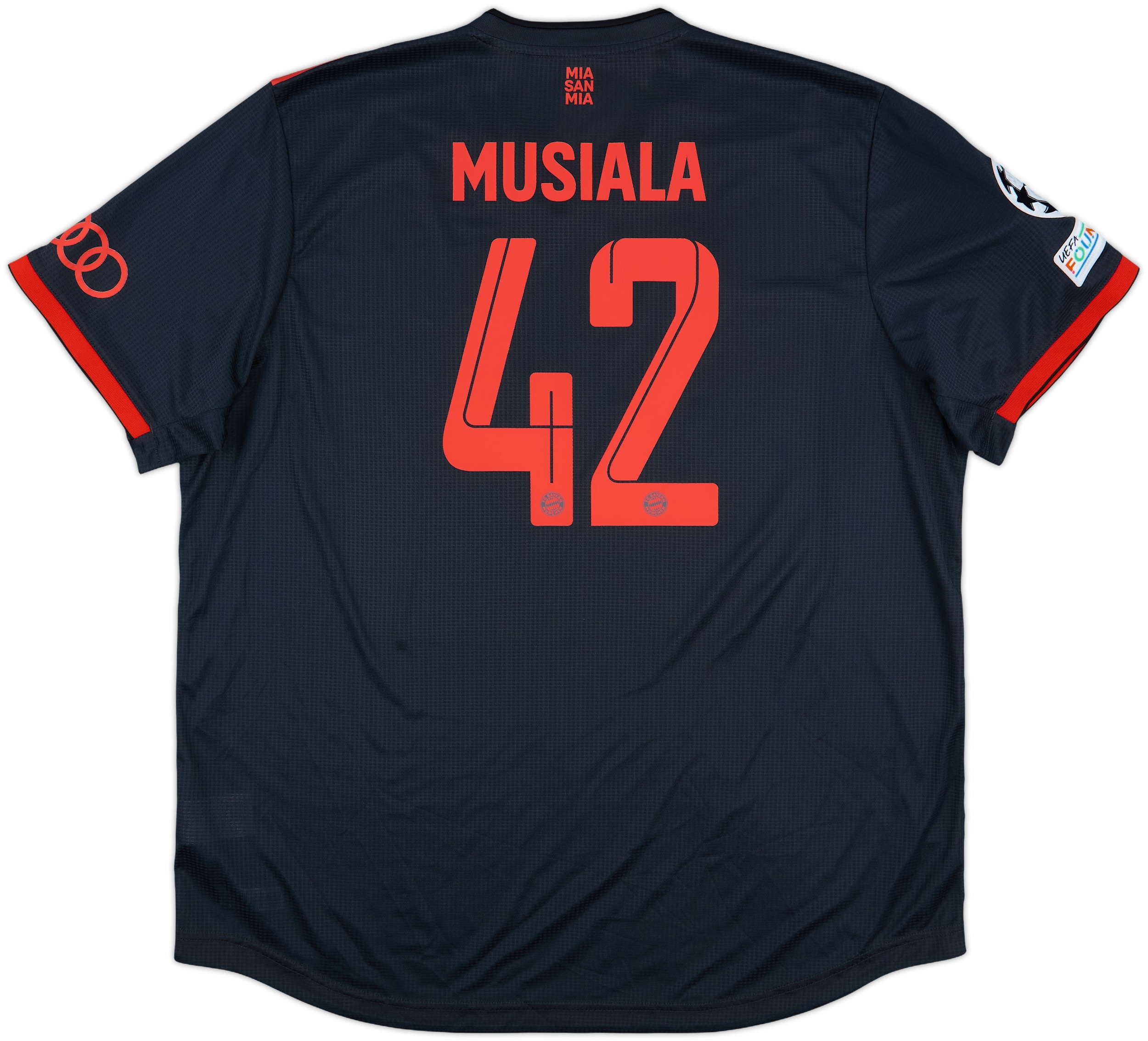 2022-23 Bayern Munich Authentic Third Shirt Musiala #42 - 9/10 - (XXL)