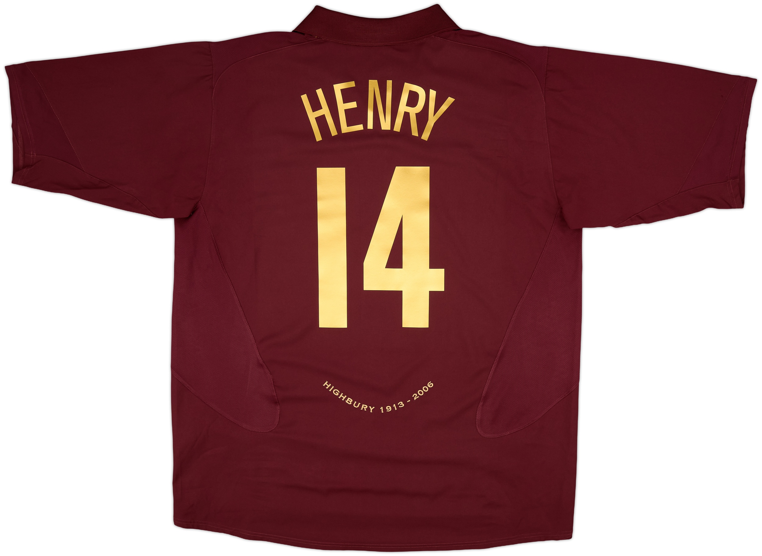 2005-06 Arsenal Home Shirt Henry #14 - 8/10 - (XXL)
