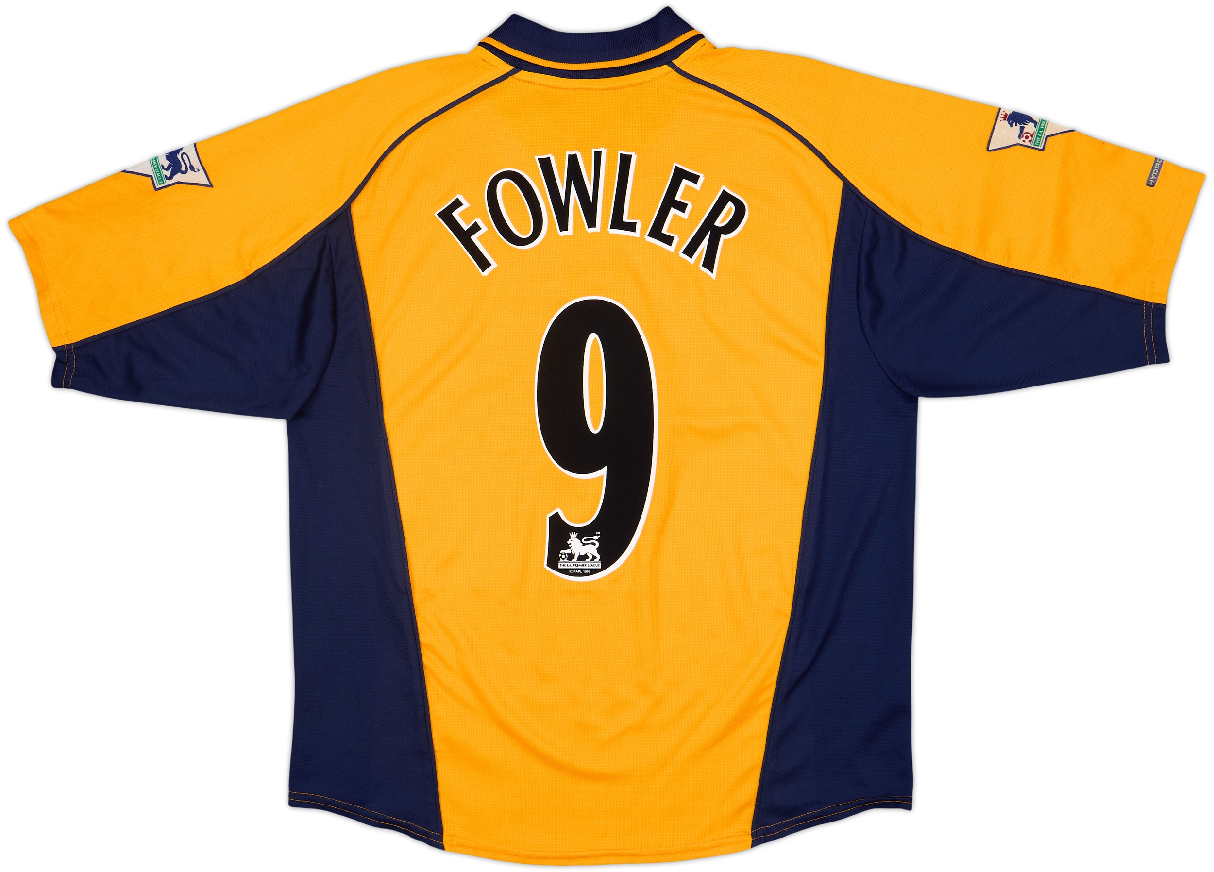 2000-02 Liverpool Away Shirt Fowler #9 - 8/10 - (L)