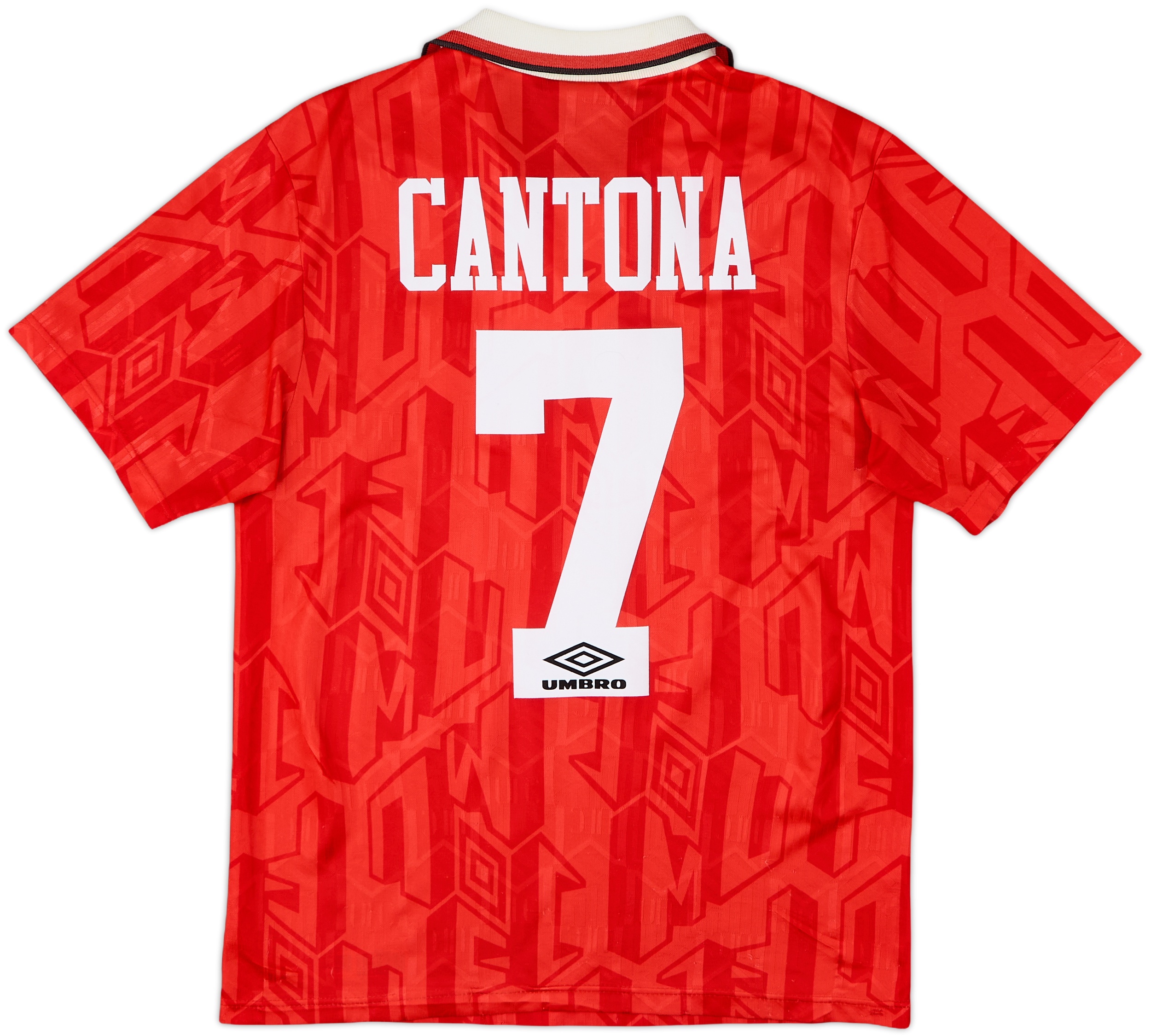 1992-94 Manchester United Cantona カントナ 1992-94 Manchester United Home Shirt Cantona #7 - 7/10 - (S)