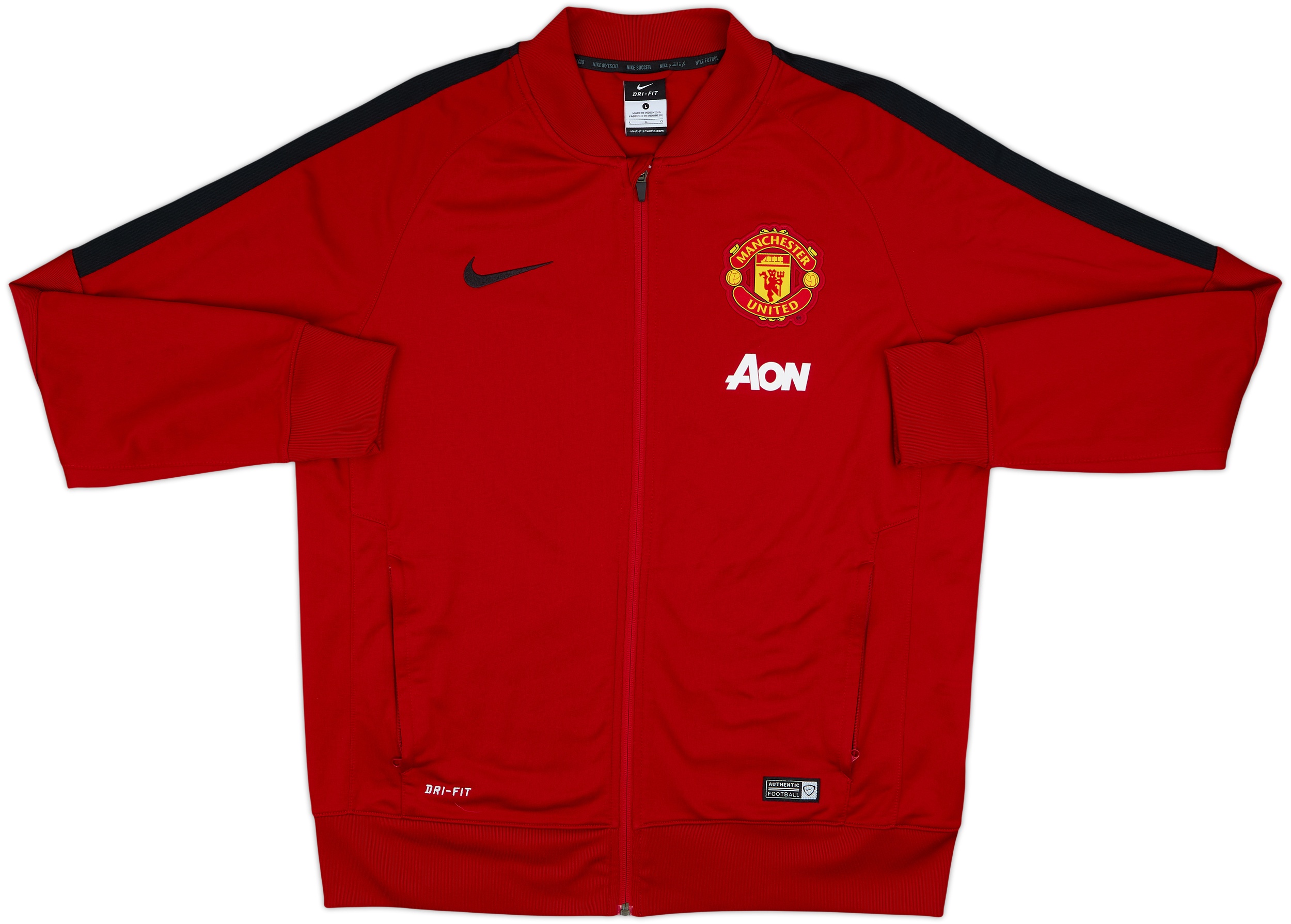 2014-15 Manchester United Nike Track Jacket - 8/10 - (L)