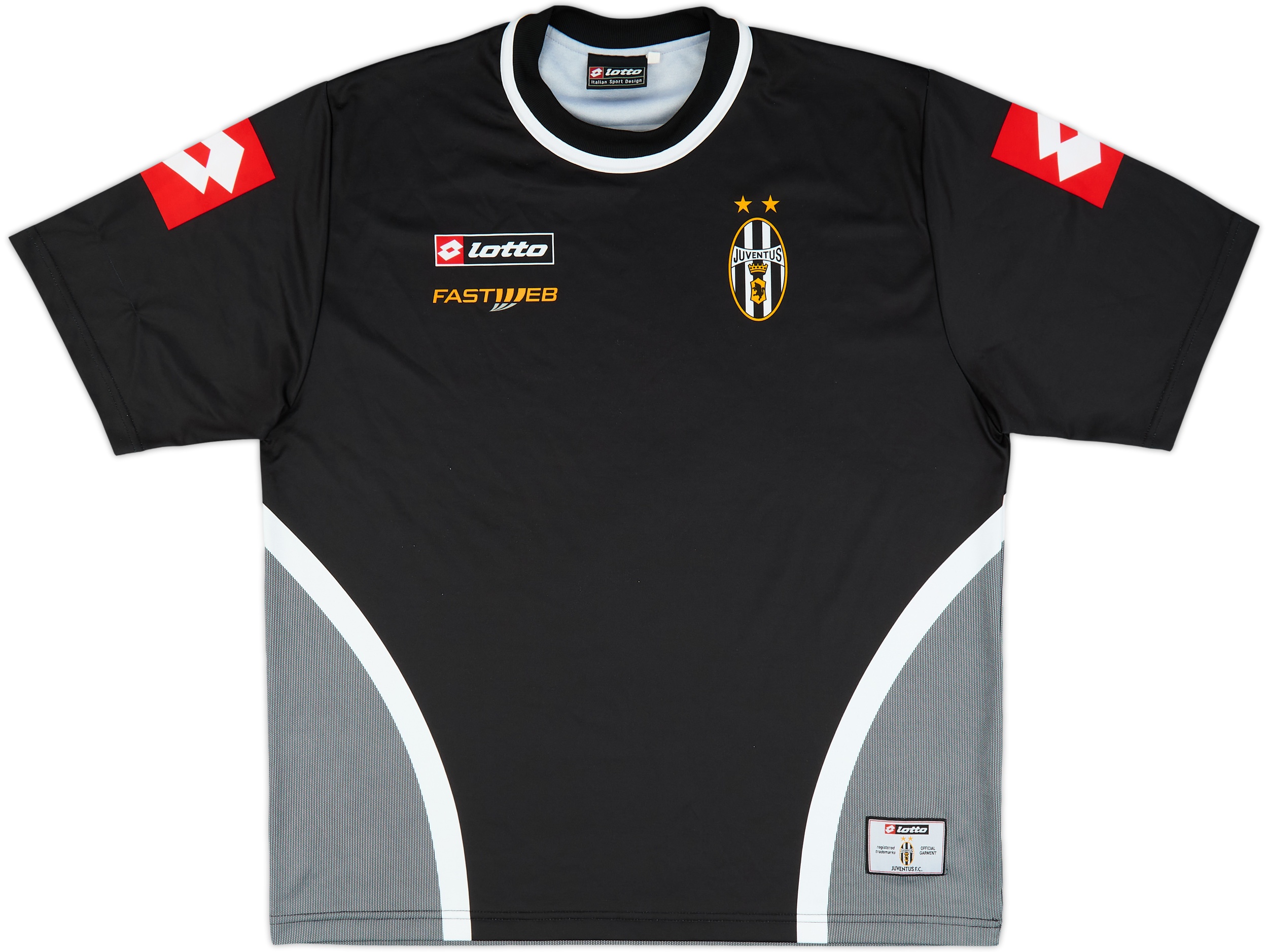 2001-02 Juventus Lotto Training Shirt - 8/10 - (L)