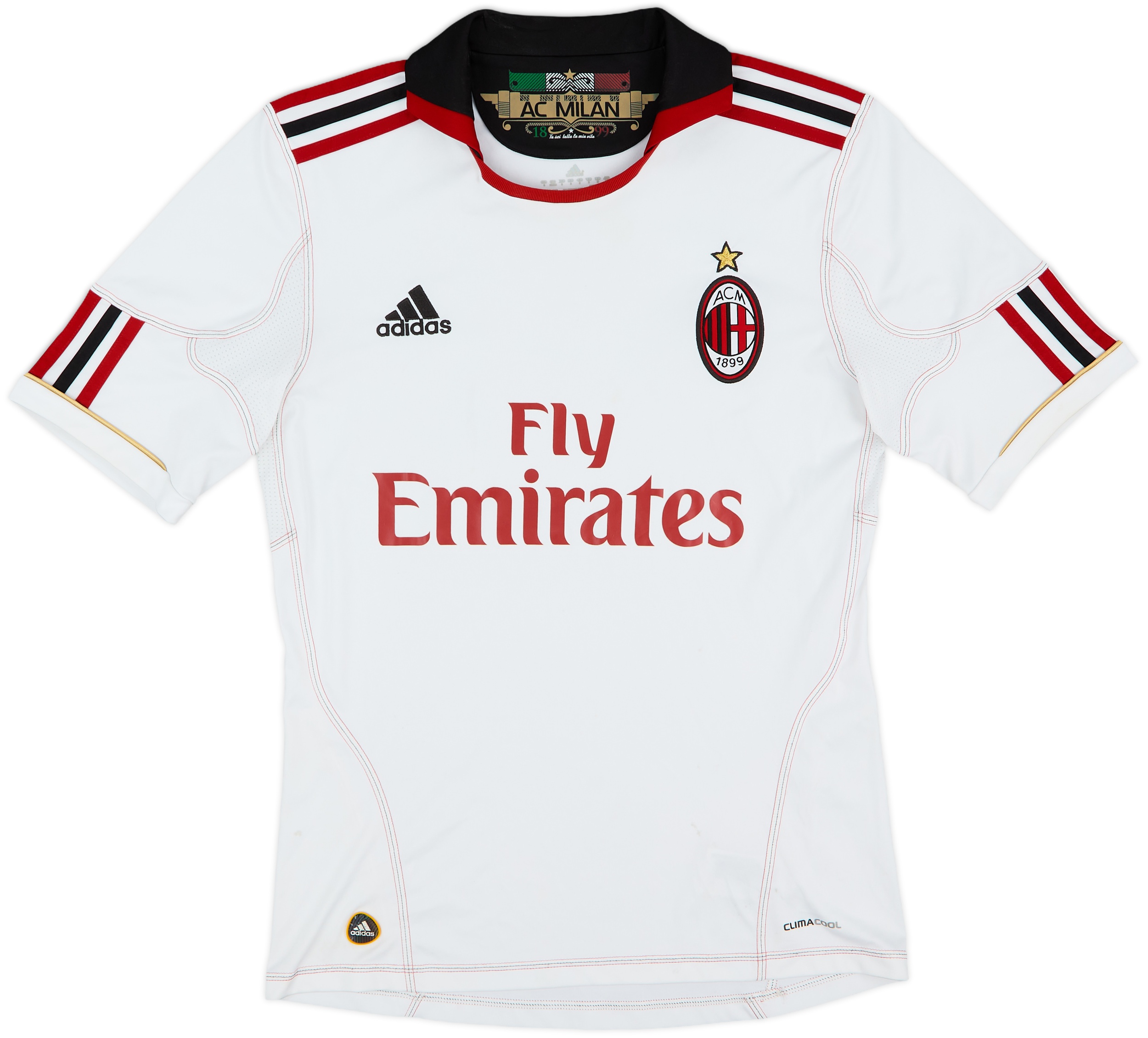 adidas AC MILAN 2010/11 away ACミラン 2010-11 AC Milan Away Shirt - 8/10 - (S)
