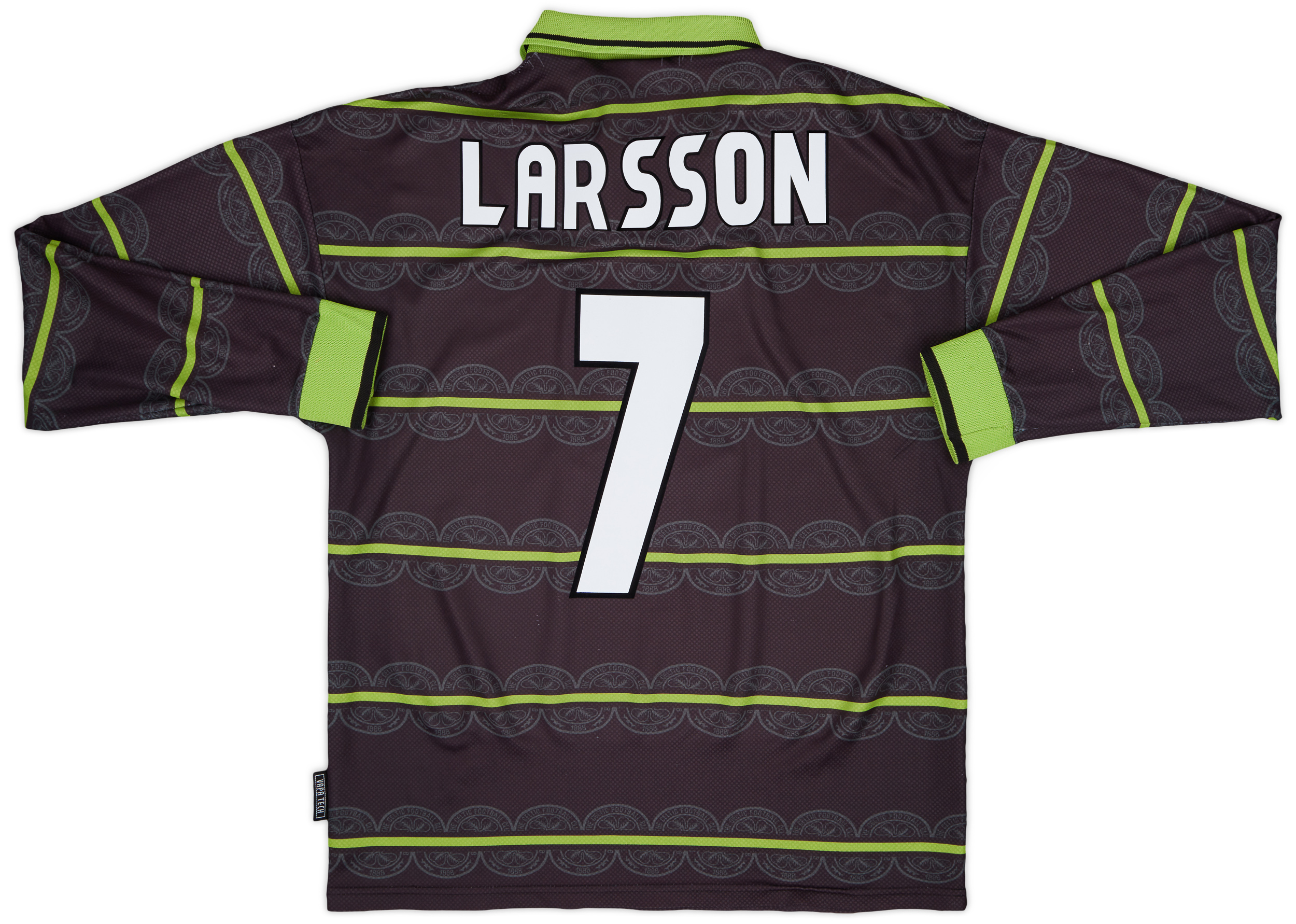 1998-99 Celtic Away L/S Shirt Larsson #7 - 7/10 - (L) 1998-99 Celtic Away L/S Shirt Larsson #7 - 7/10 - (L)