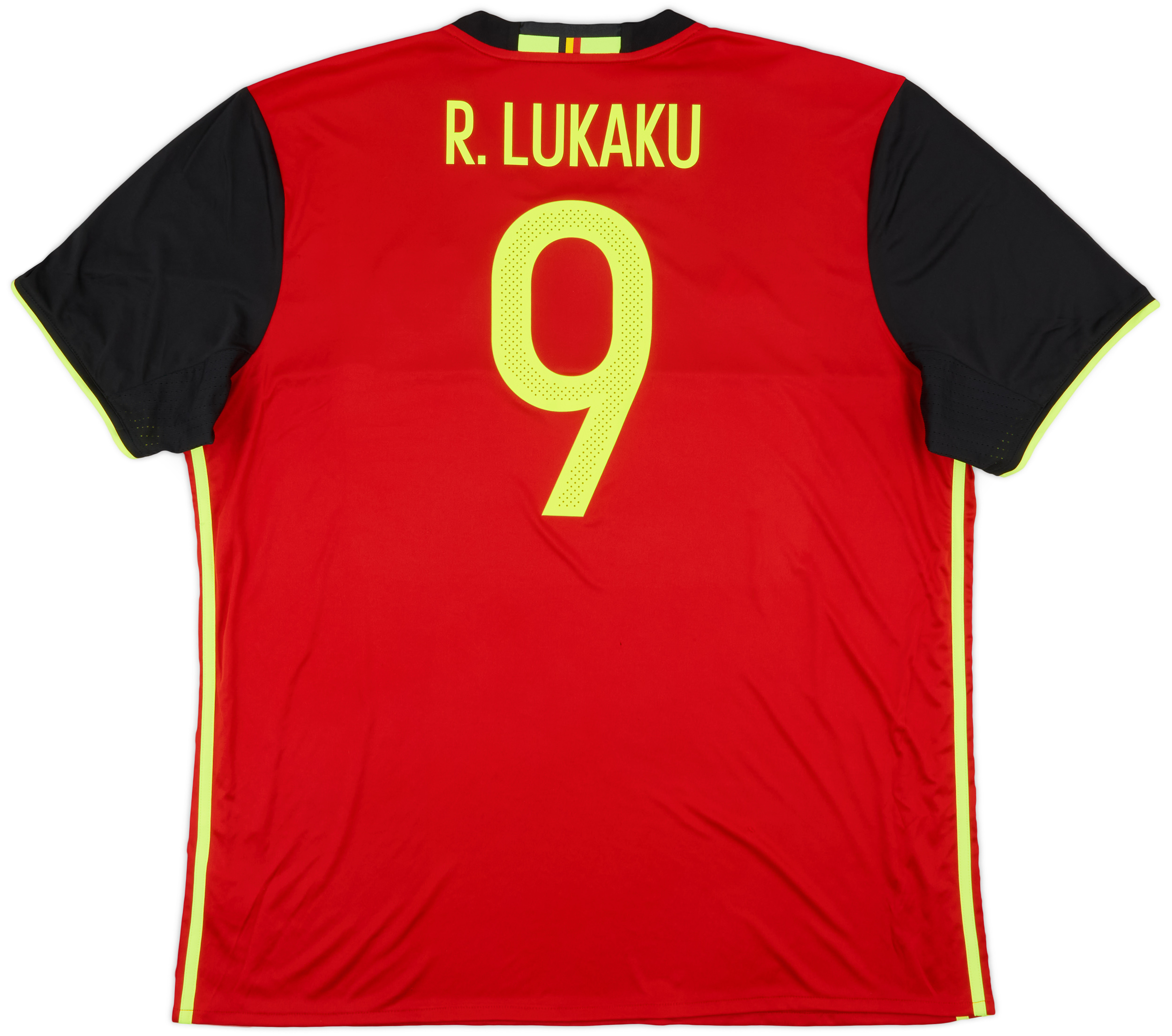 2016-17 Belgium Home Shirt Lukaku #9 - 9/10 - (XXL)