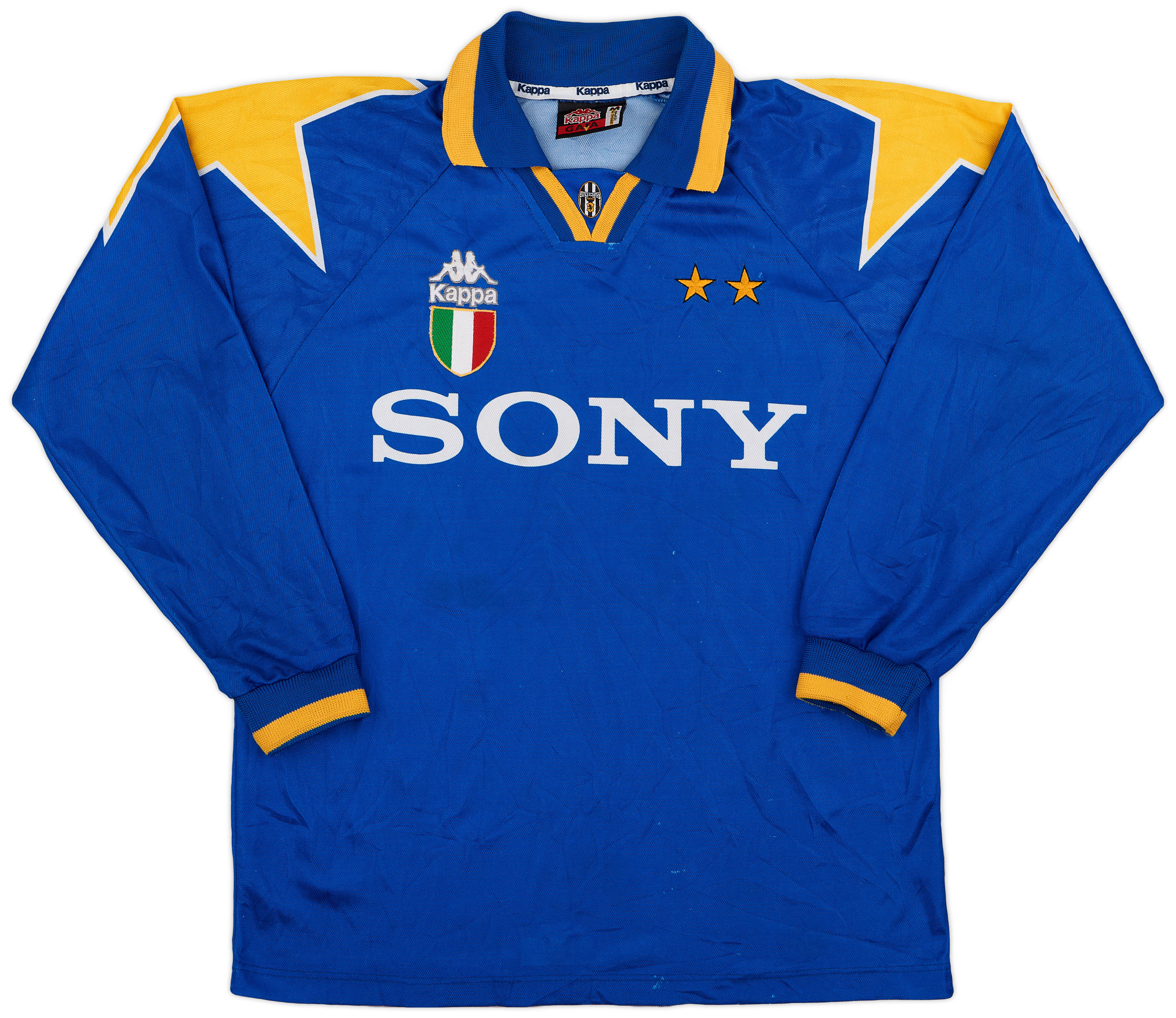 1995-96 Juventus Away L/S Shirt - 8/10 - (M)