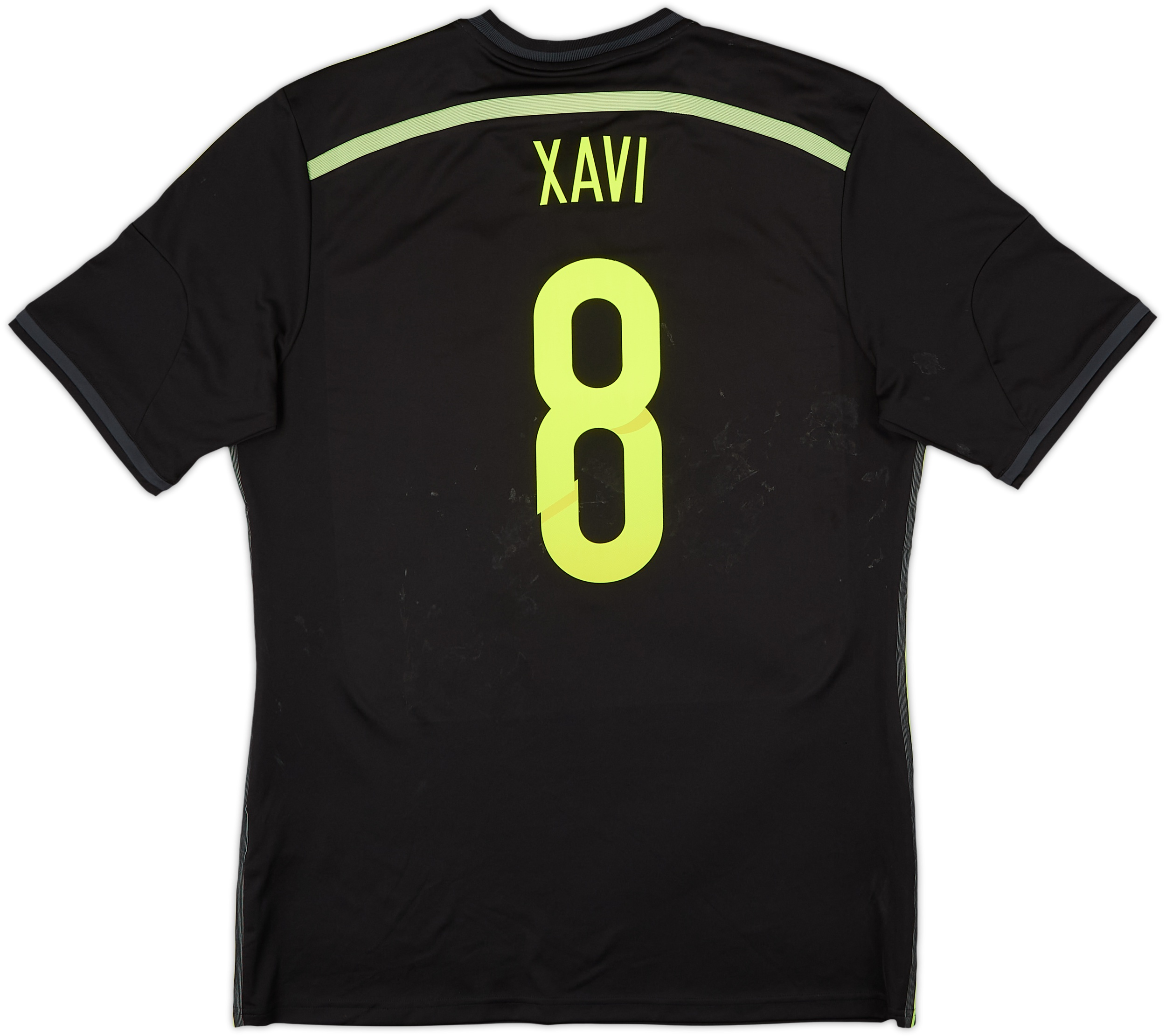  スペイン代表 XAVI シャビ　8 シャツ 2013-15 Spain Away Shirt Xavi #8 - 6/10 - (L)