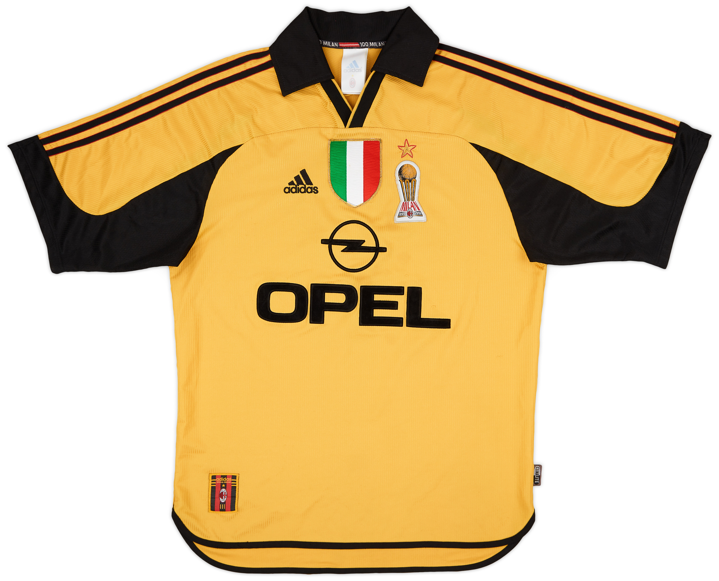 ウェア AC MILAN #4 INI 1999-00 AC Milan Centenary Fourth Shirt - 8/10 - (M)