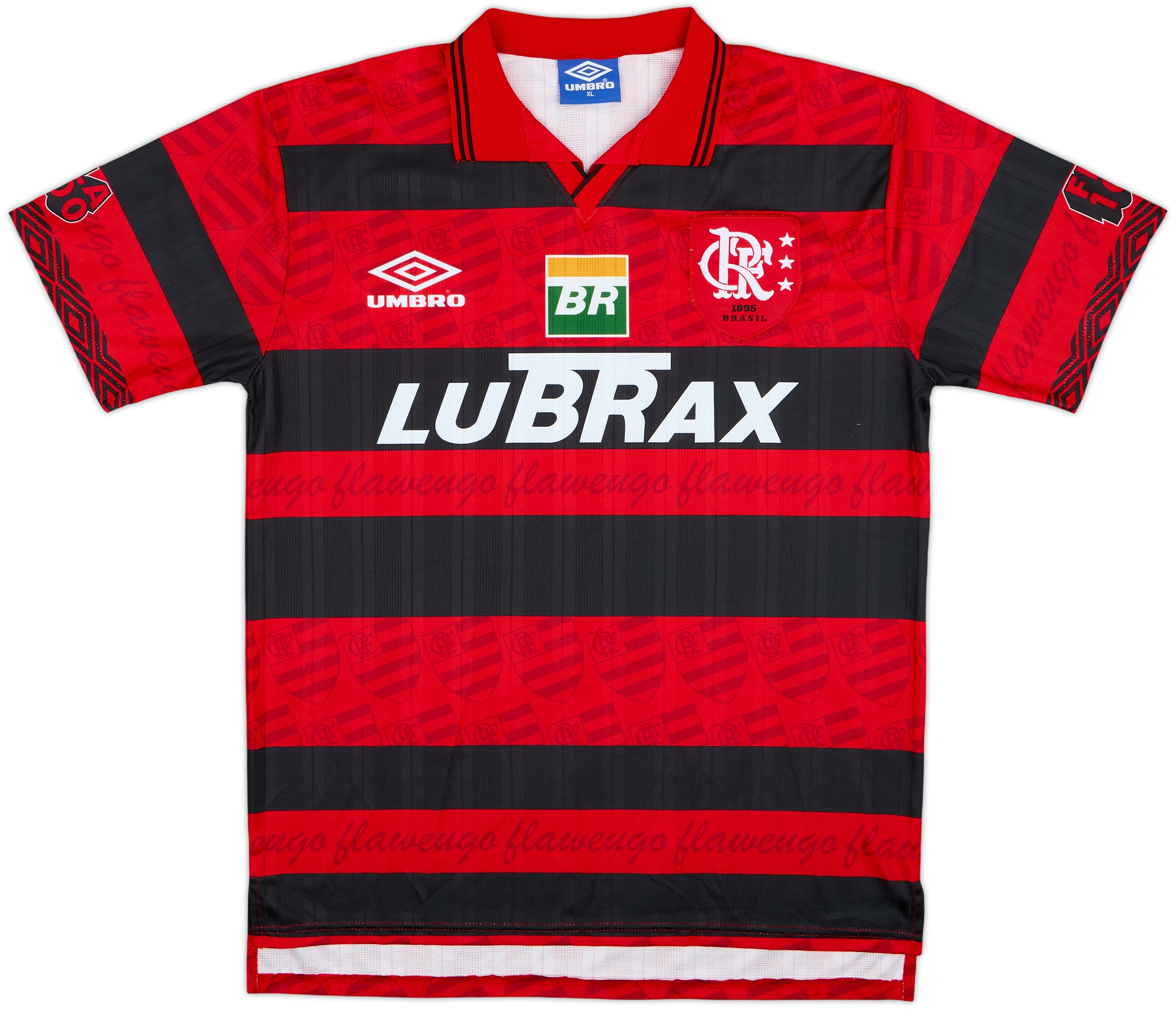 1996-97 Flamengo Home Shirt - 8/10 - (XL)
