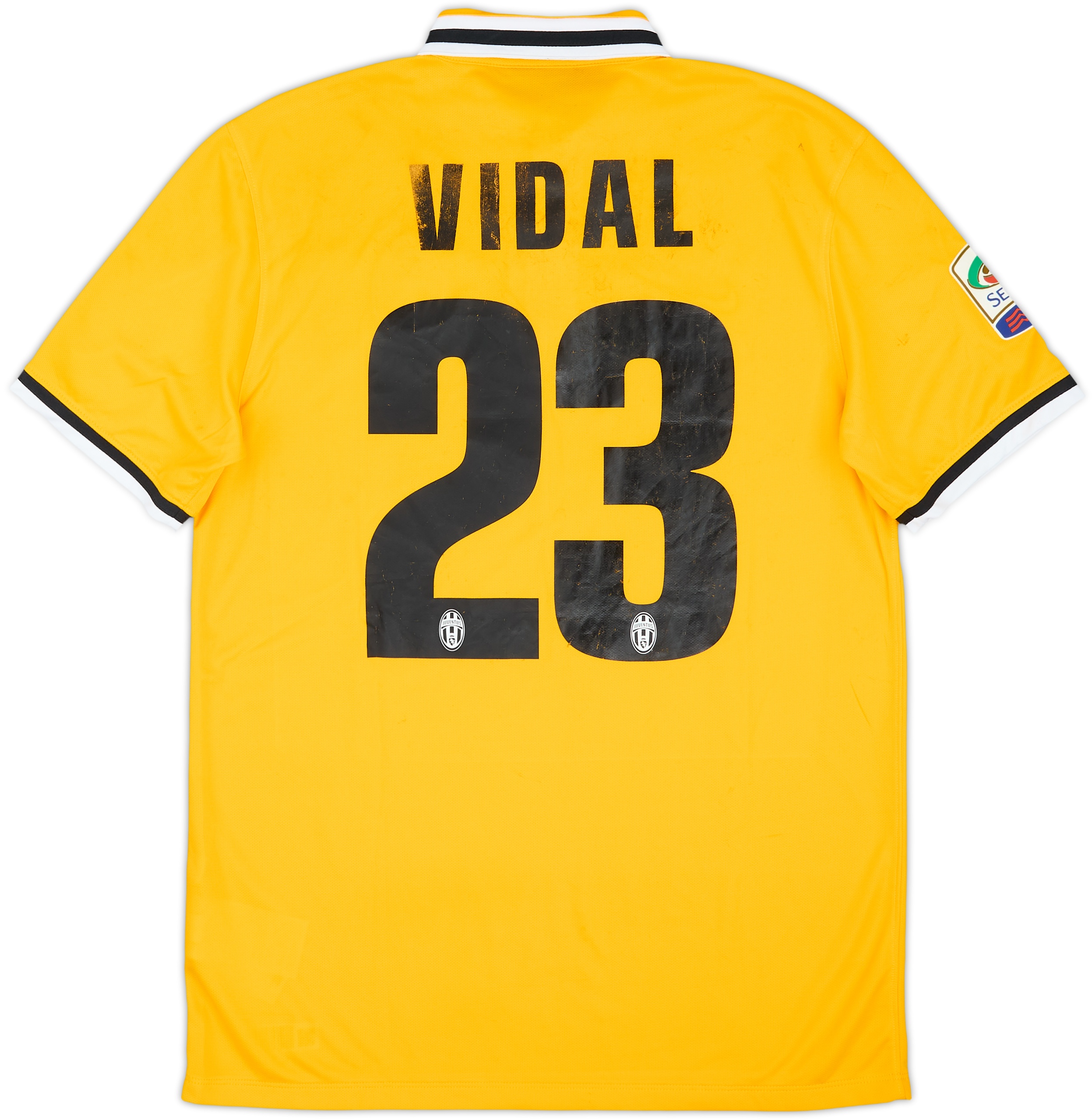 2013-14 Juventus Away Shirt Vidal #23 - 5/10 - (M)