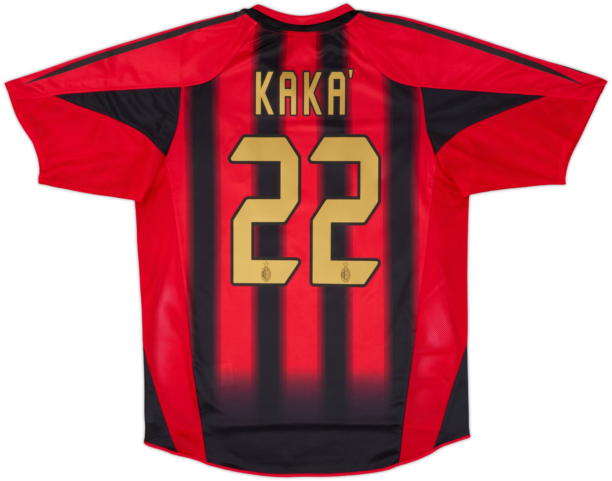 2004-05 AC Milan Home Shirt Kaka #22 (M)