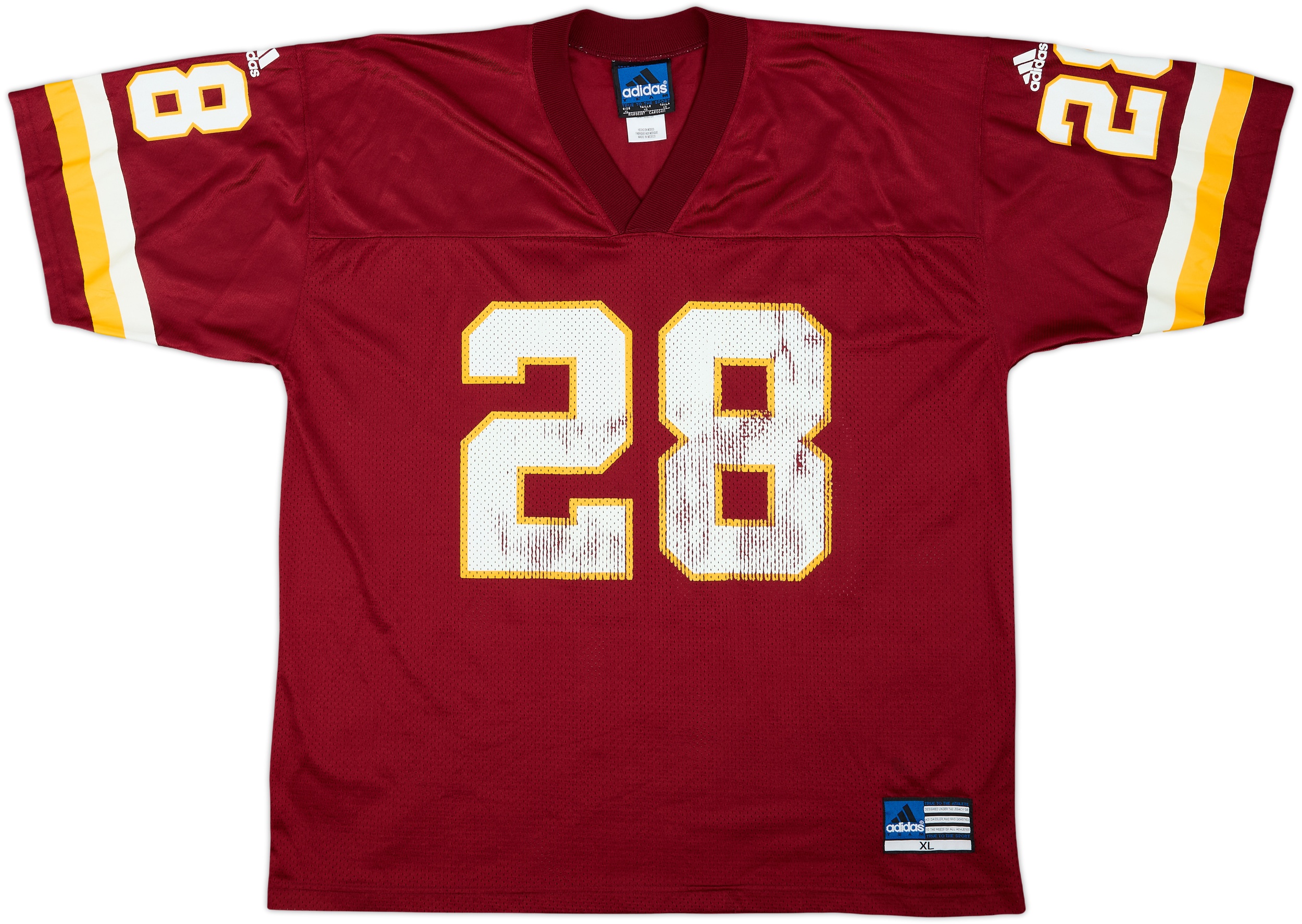 1995-00 Washington Redskins Green #28 adidas Home Jersey - 7/10 - (XL)