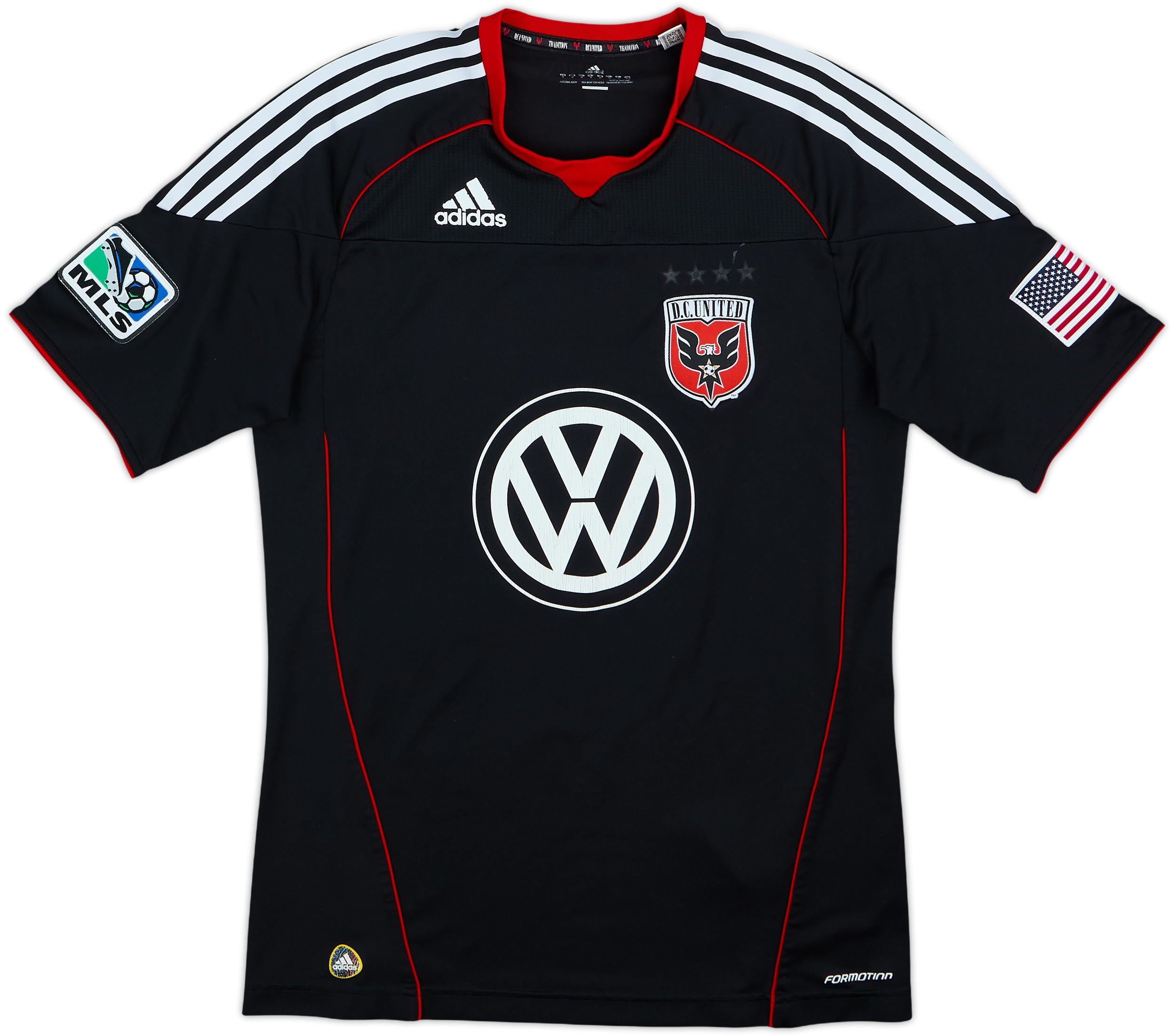 2010-11 DC United Authentic Home Shirt - 5/10 - (M)
