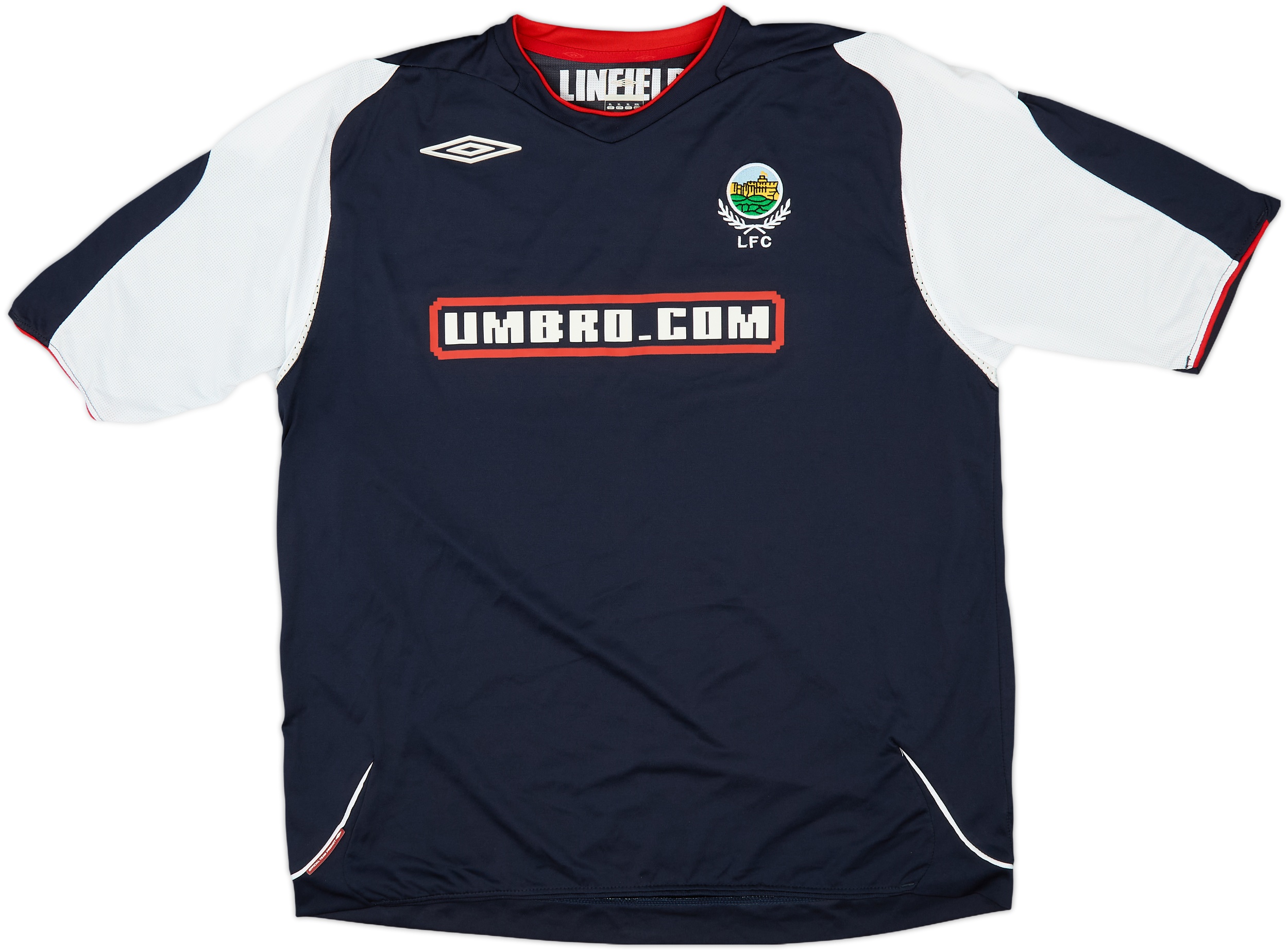 Linfield Trikot Saison 2006/2007, Größe 110cm, Gebraucht