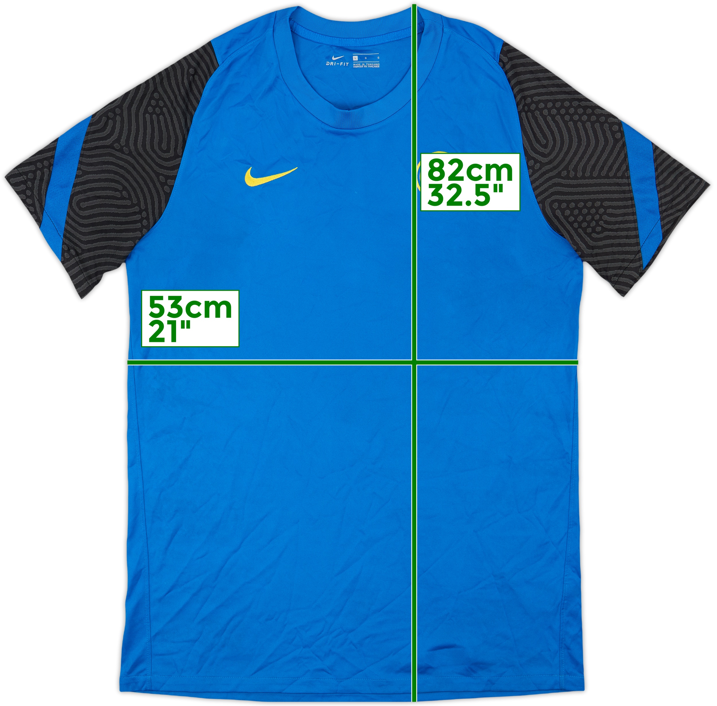 ウェア NIKE INTER MILANO 07/08 GAME SHIRT 2007-08 Inter Milan Nike Anniversary Training Shirt - 8/10 - (L)