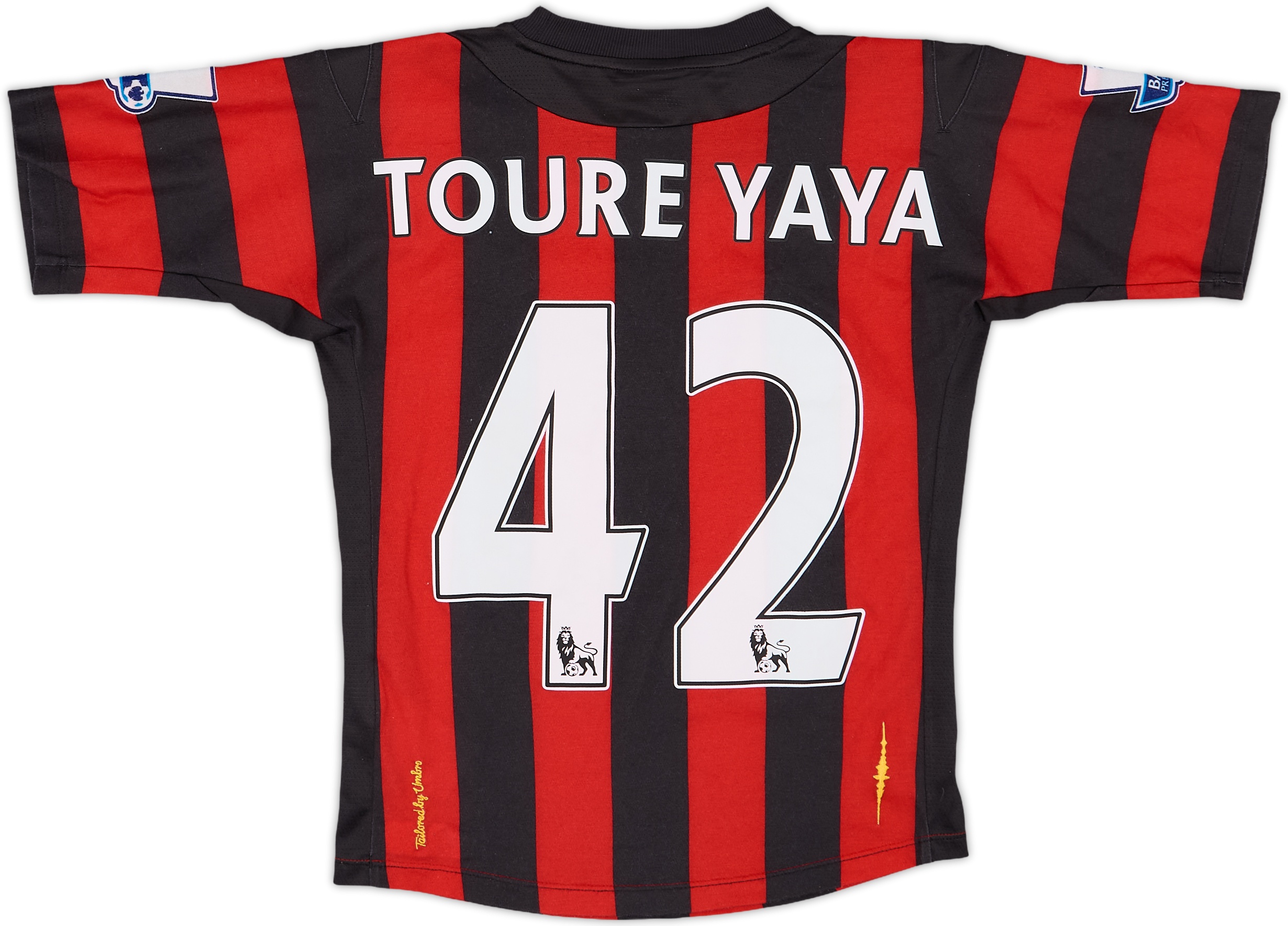 Maillot Extérieur Manchester City 2011/12 - Yaya Touré #42, Taille L, Umbro