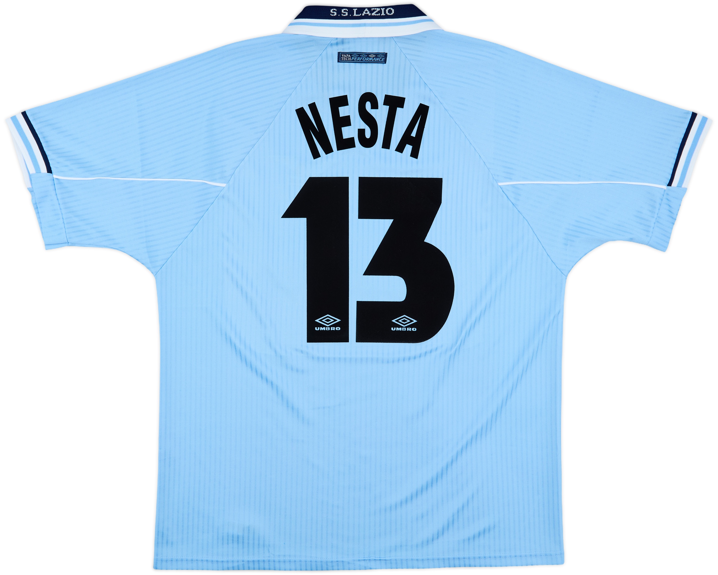 1997-98 Lazio Home Shirt Nesta #13 - 6/10 - (XL)