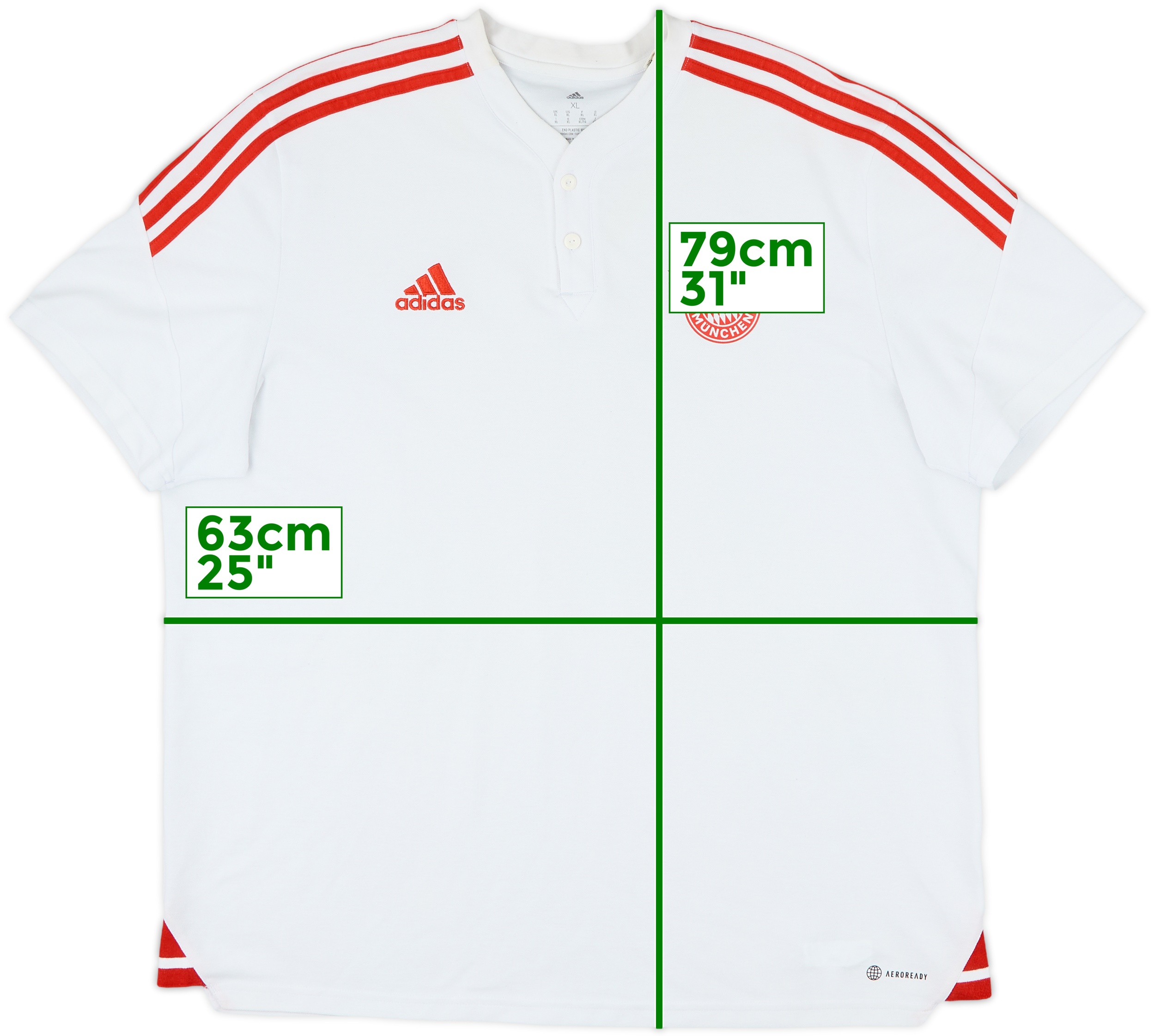 2022-23 Bayern Munich adidas Polo Shirt 7/10 (XL)
