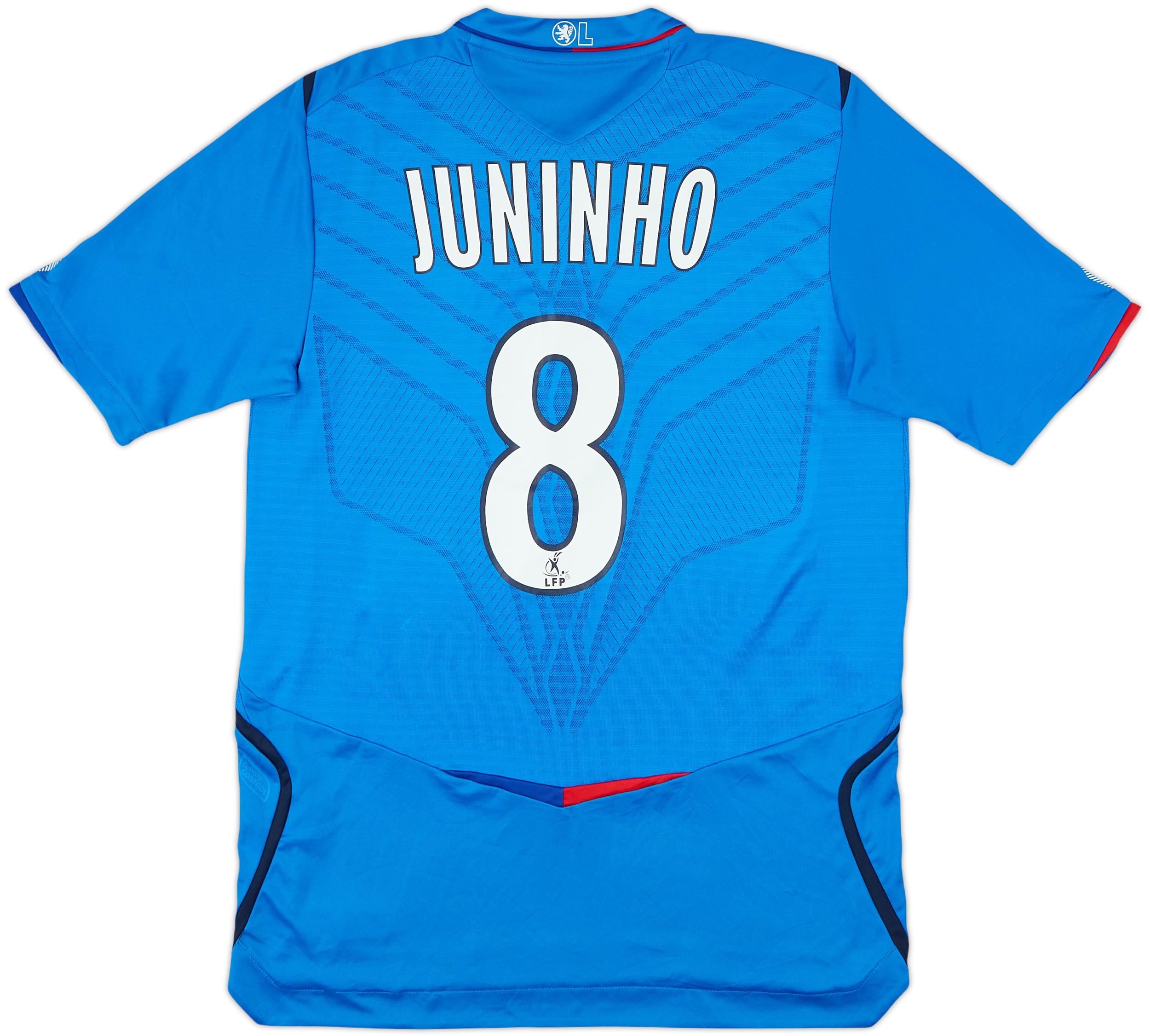Maillot Olympique Lyonnais 2008-2009 - Umbro - Juninho #8 - Taille XXL