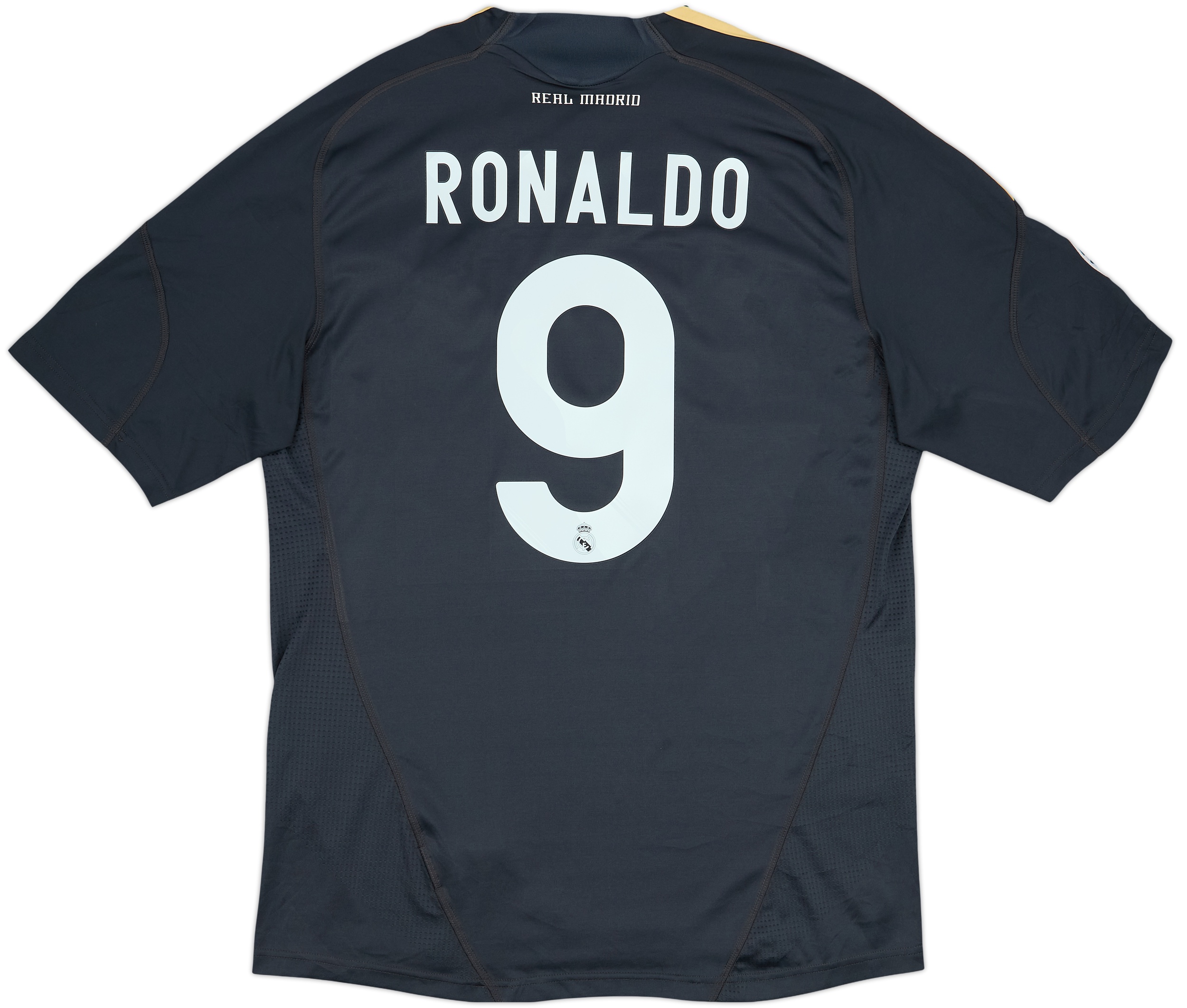 2008-09 Real Madrid CL Third Shirt Ronaldo #9 - 8/10 - (L)