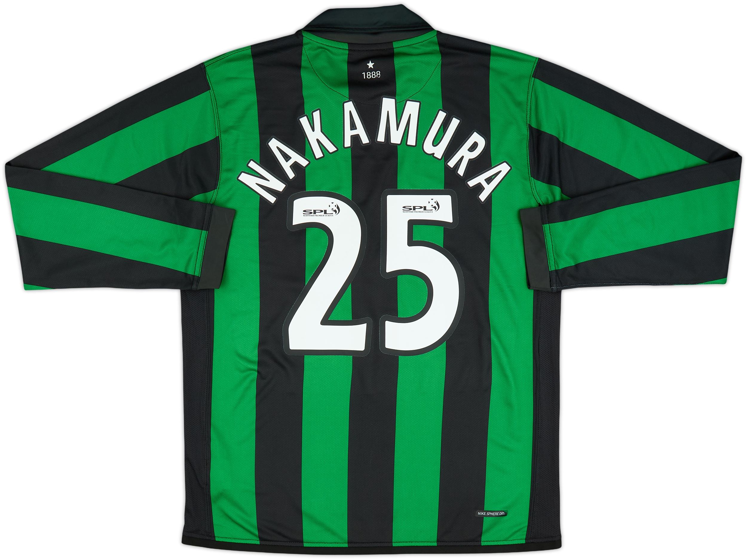 Nike サッカーシャツ NAKAMURA 25 Lサイズ 2006-08 Celtic Player Issue European L/S Shirt Nakamura #25 (XL)