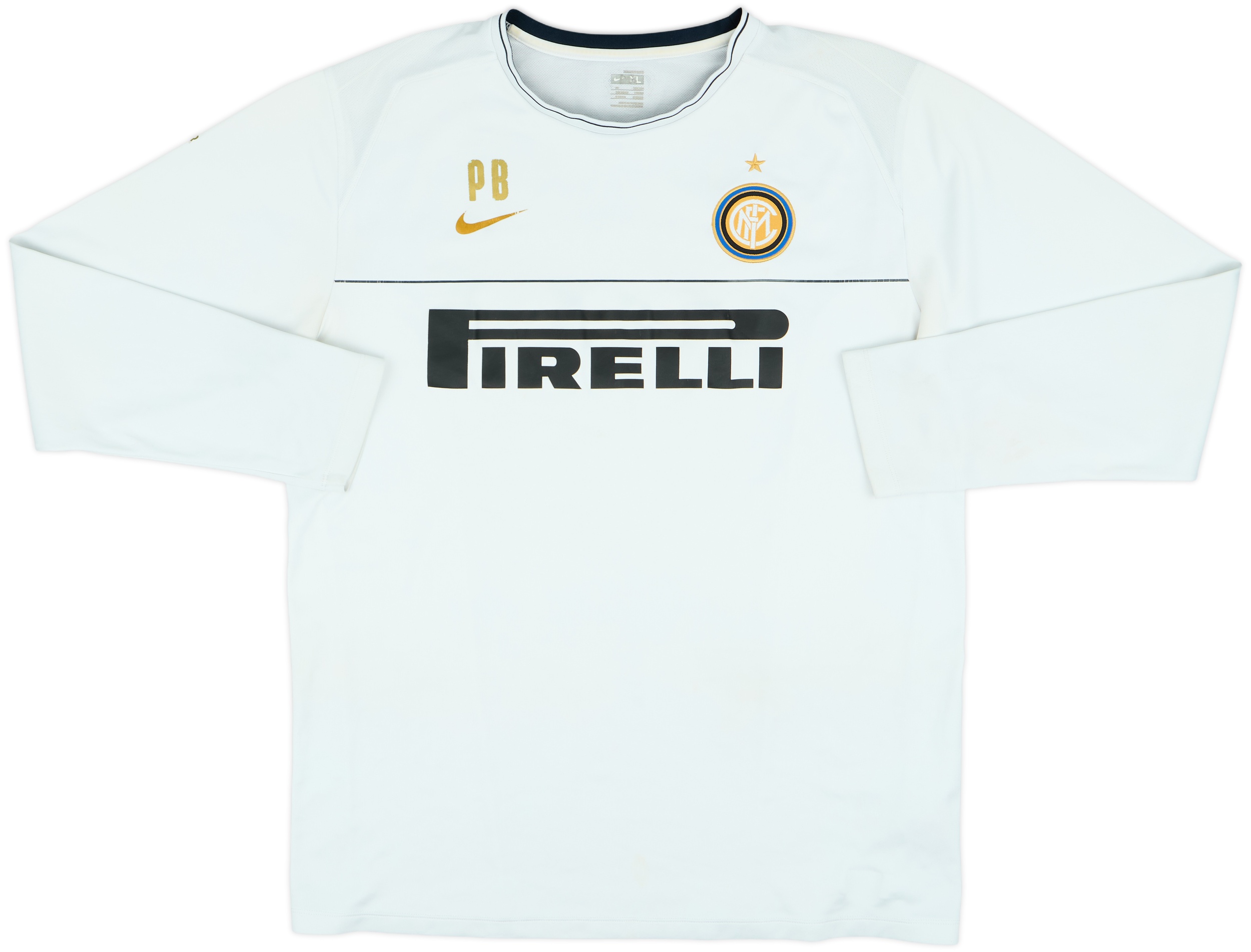 2008-09 Inter Milan Staff Issue Nike Training L/S Shirt PB