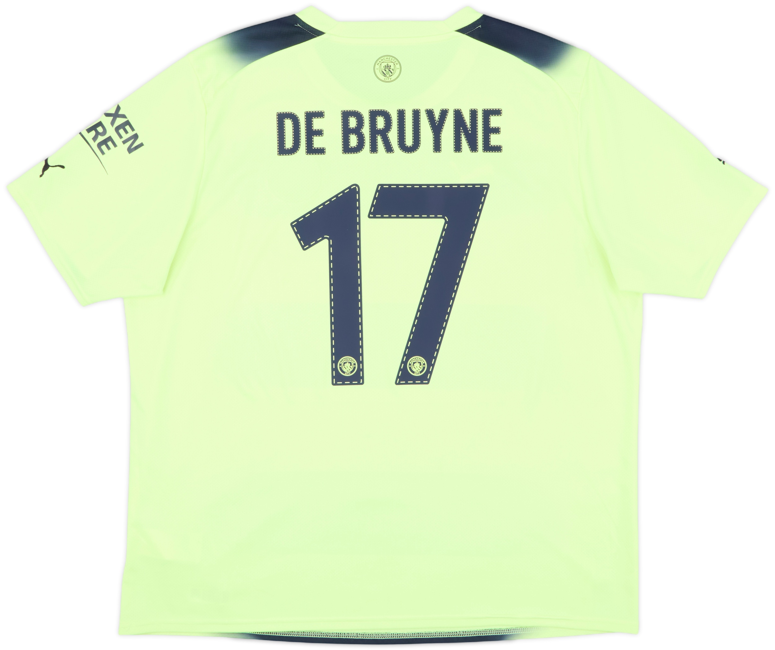ナポリ DE BRUYNE 11 シャツ X-LARGE ナポリ DE BRUYNE 11番 シャツ EA7 XL
