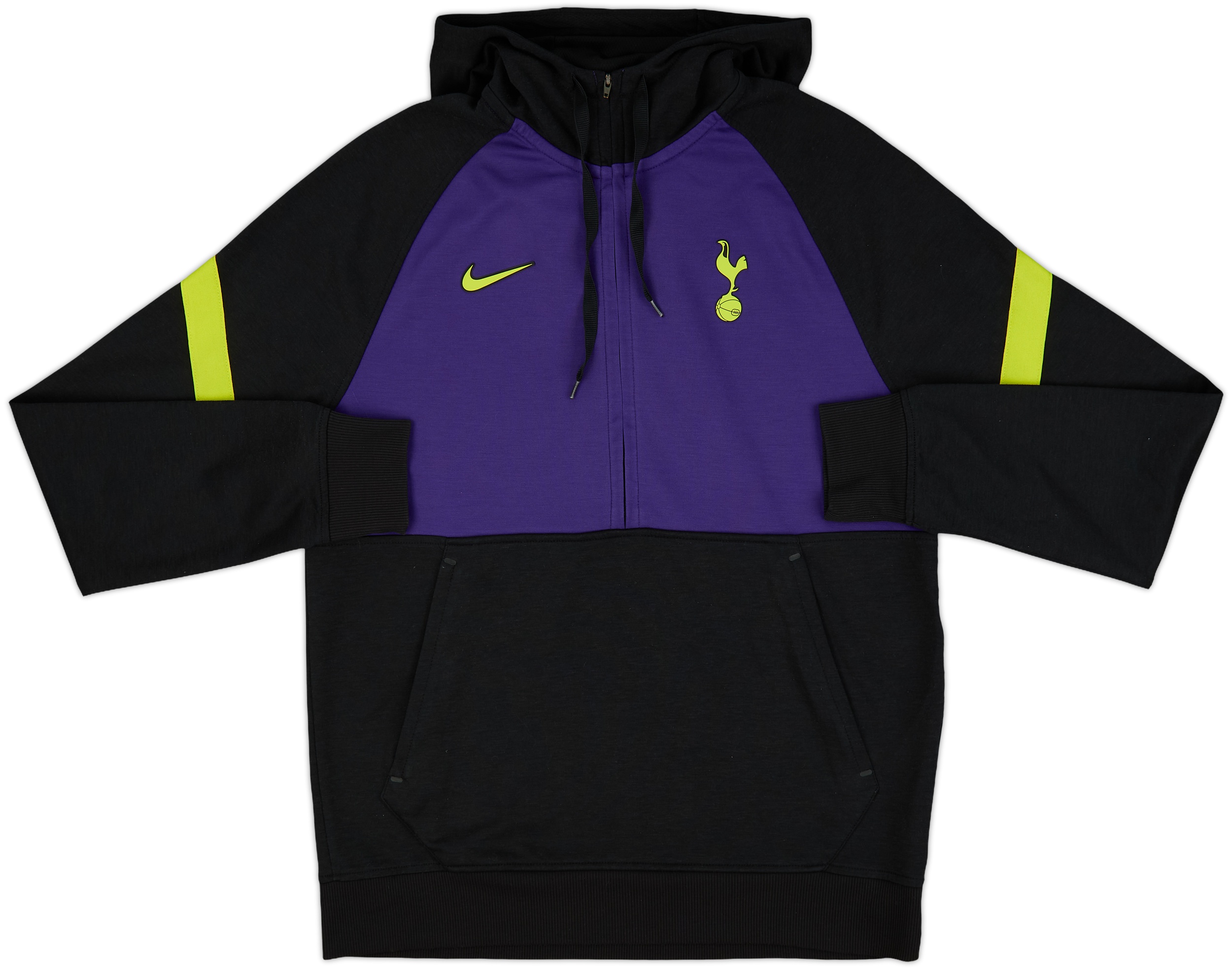 2021-22 Tottenham Nike 1/2 Zip Hooded Sweat Top 8/10 (M) - Main Image
