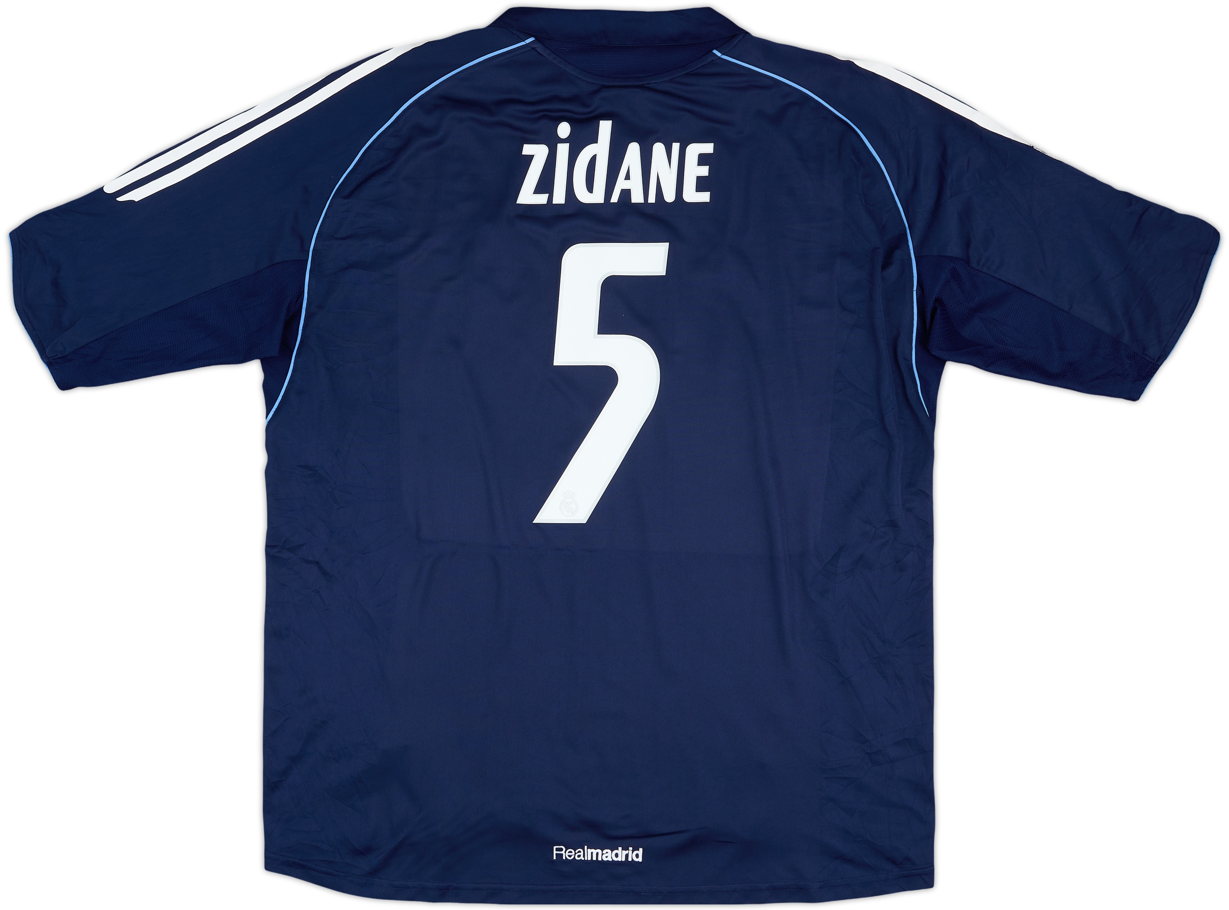 Maillot Extérieur Real Madrid 2003/04 – #5 Zidane, Taille M, Adidas