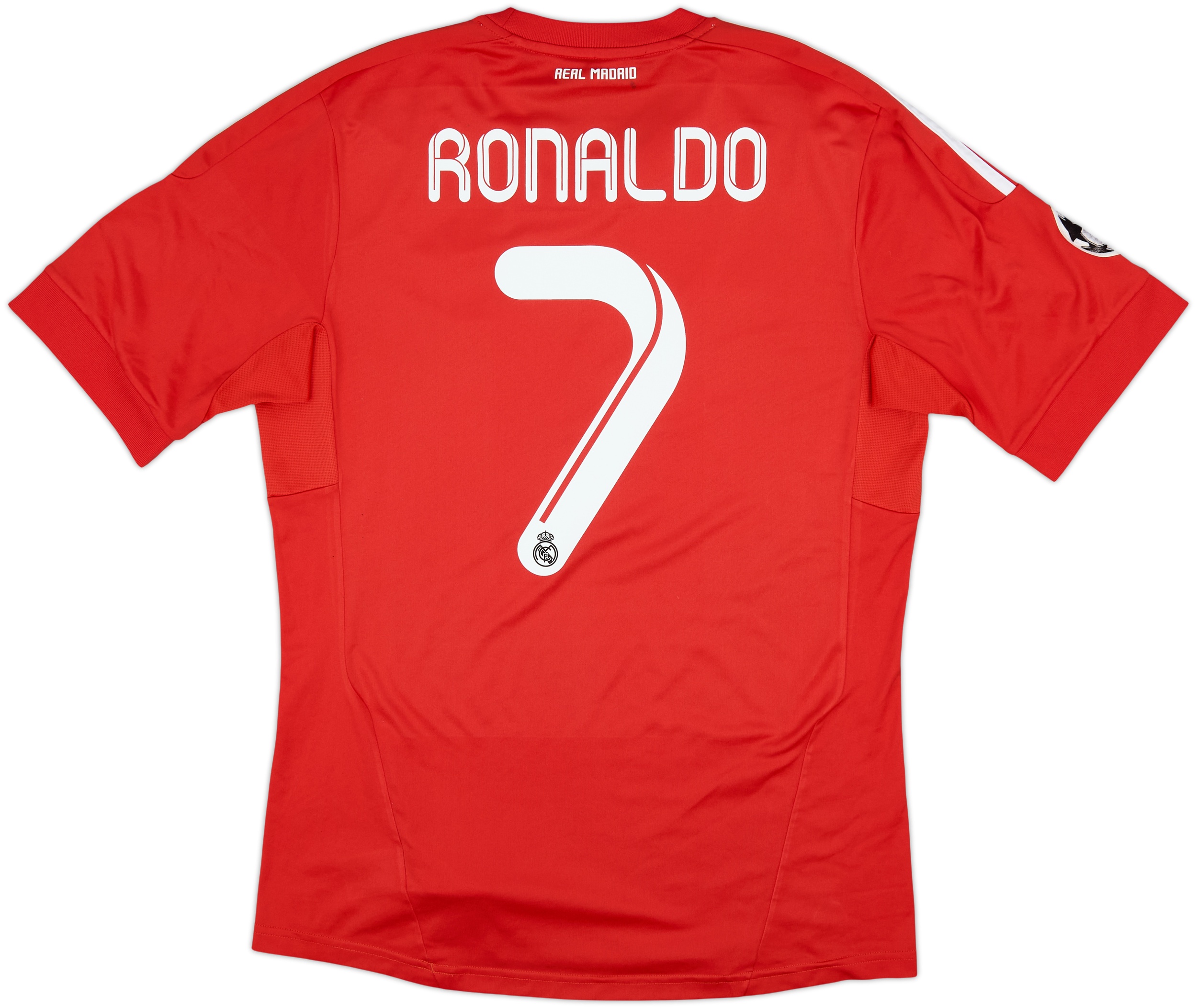 ウェア Real Madrid 2011 #7 Ronaldo UCL shirt Cristiano Ronaldo 2011-12 Real Madrid Adidas Away Black Gold UCL