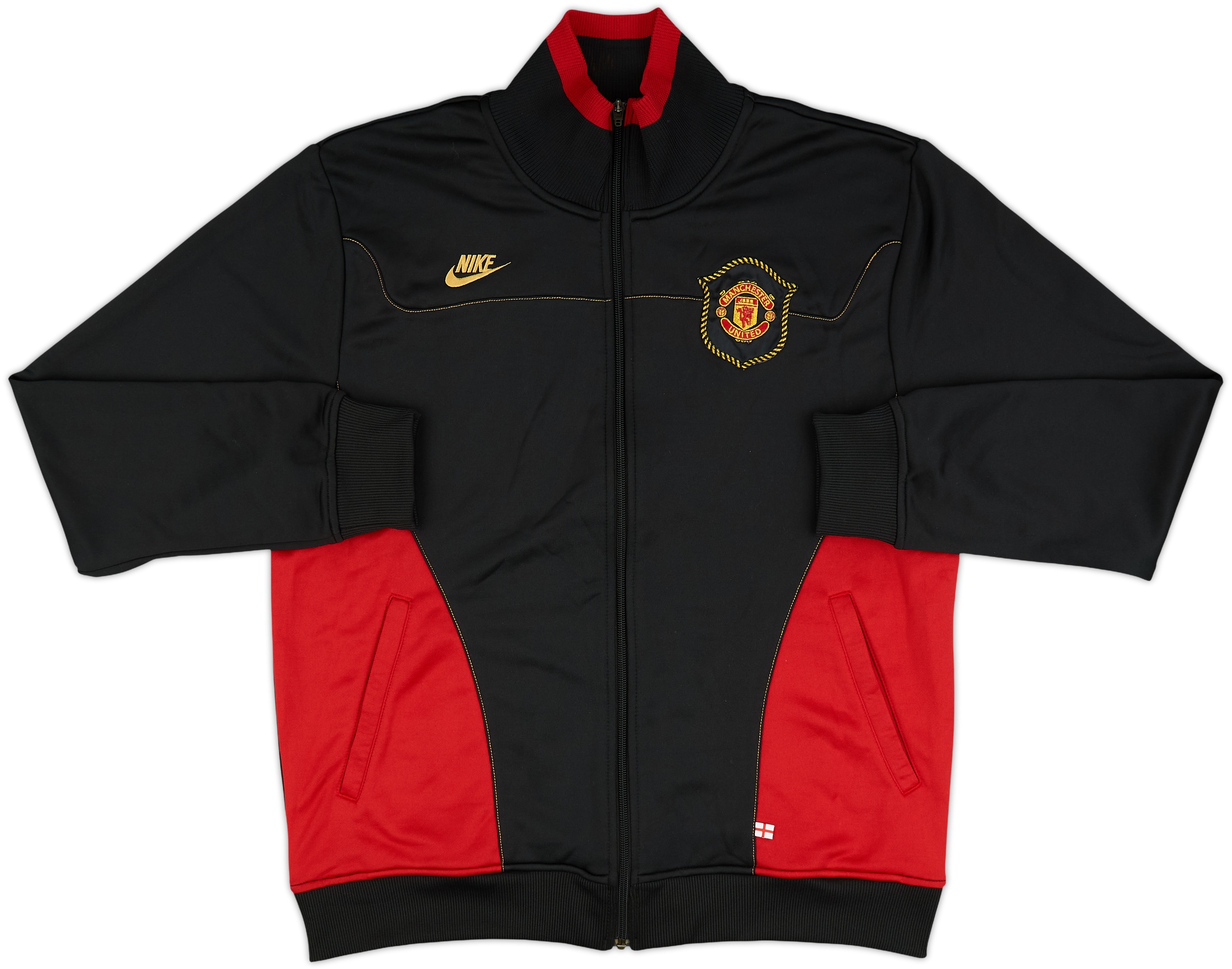 2007-08 Manchester United Nike Track Jacket - 8/10 - (L)