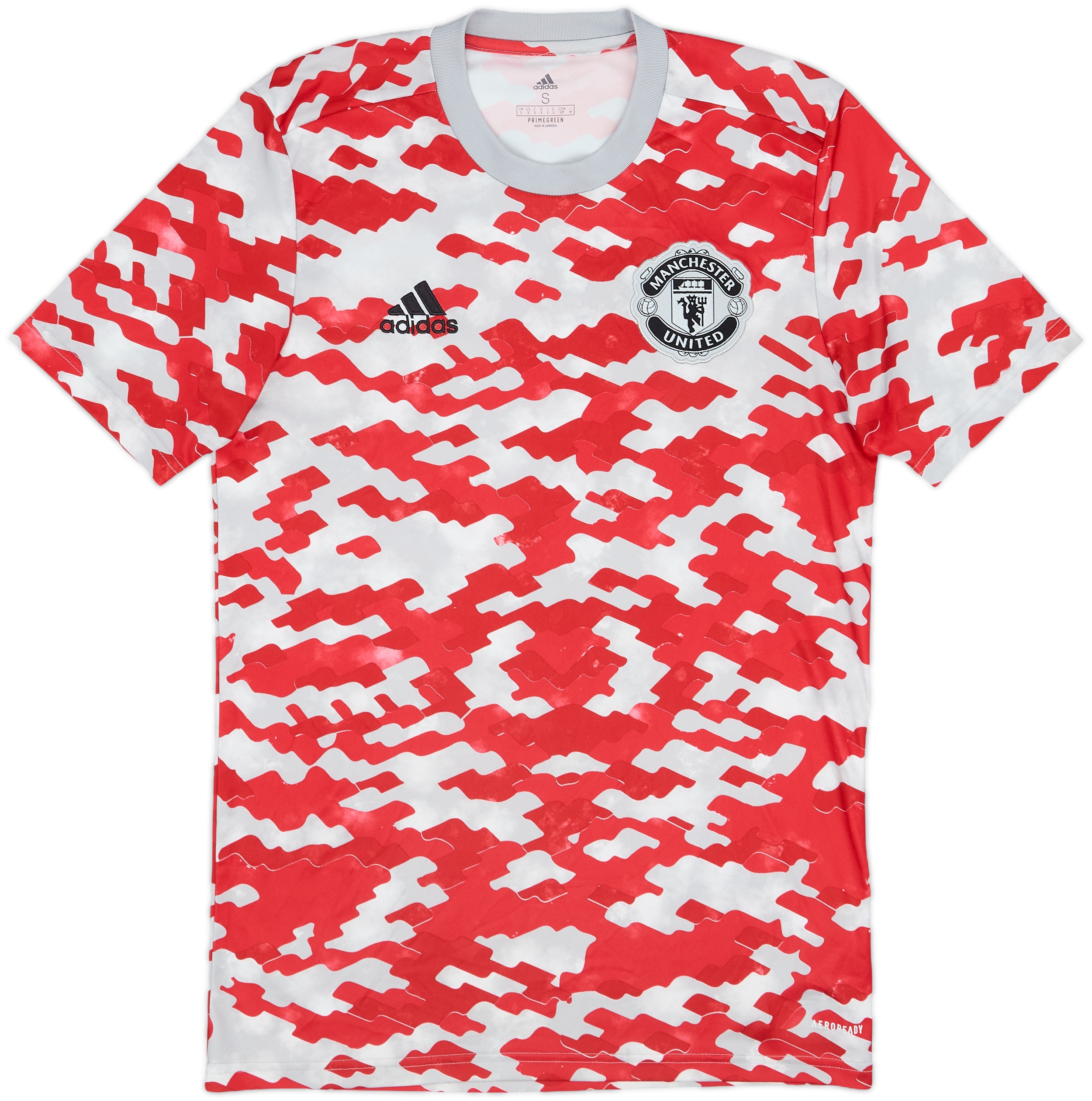 2021-22 Manchester United adidas Training Shirt - 10/10 - (S)