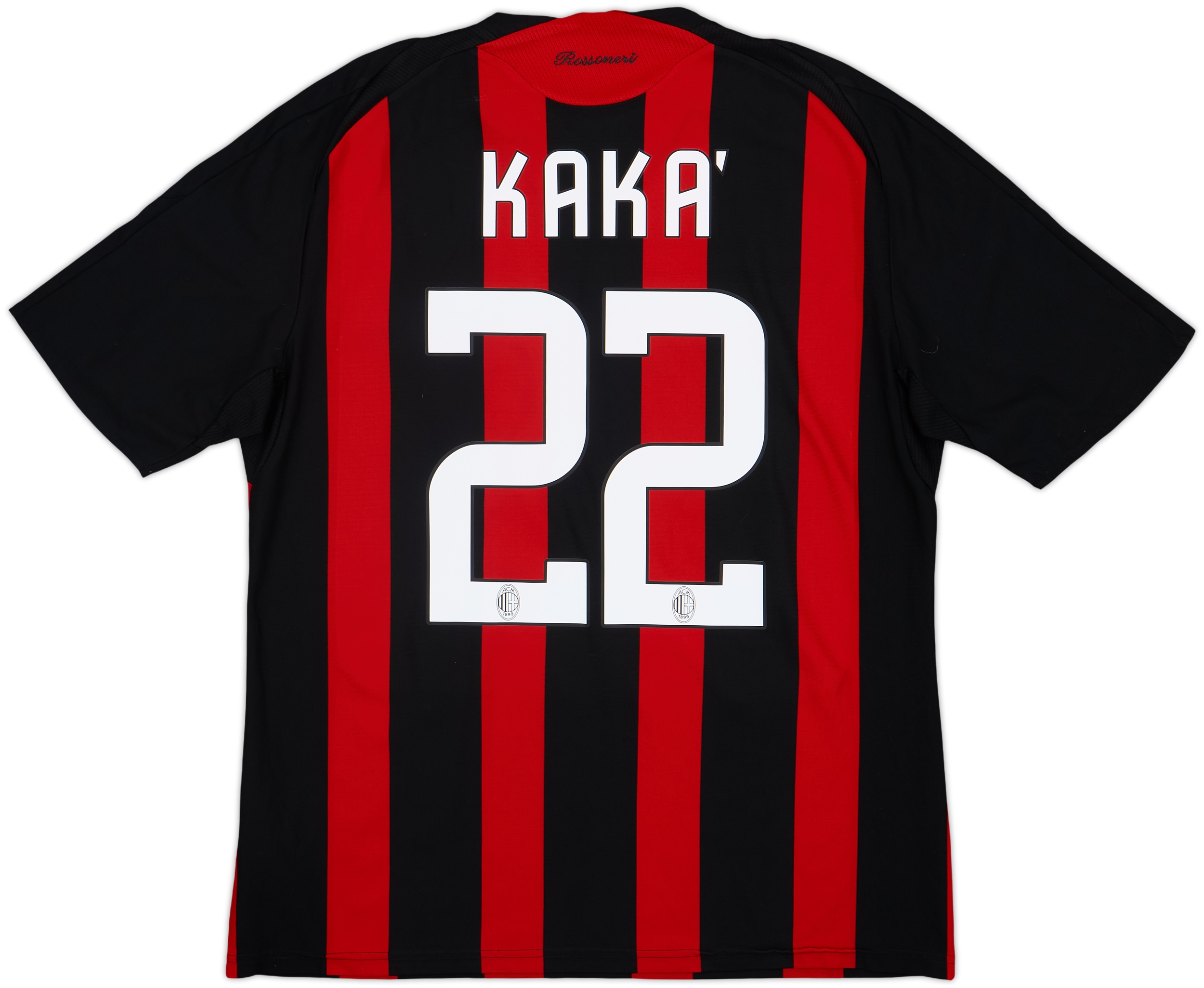 AC Milan KAKÁ 22番 シャツ値下げ〇 Kaka#22 AC Milan 06/07 Long Sleeve Retro Vintage Shirt Classic