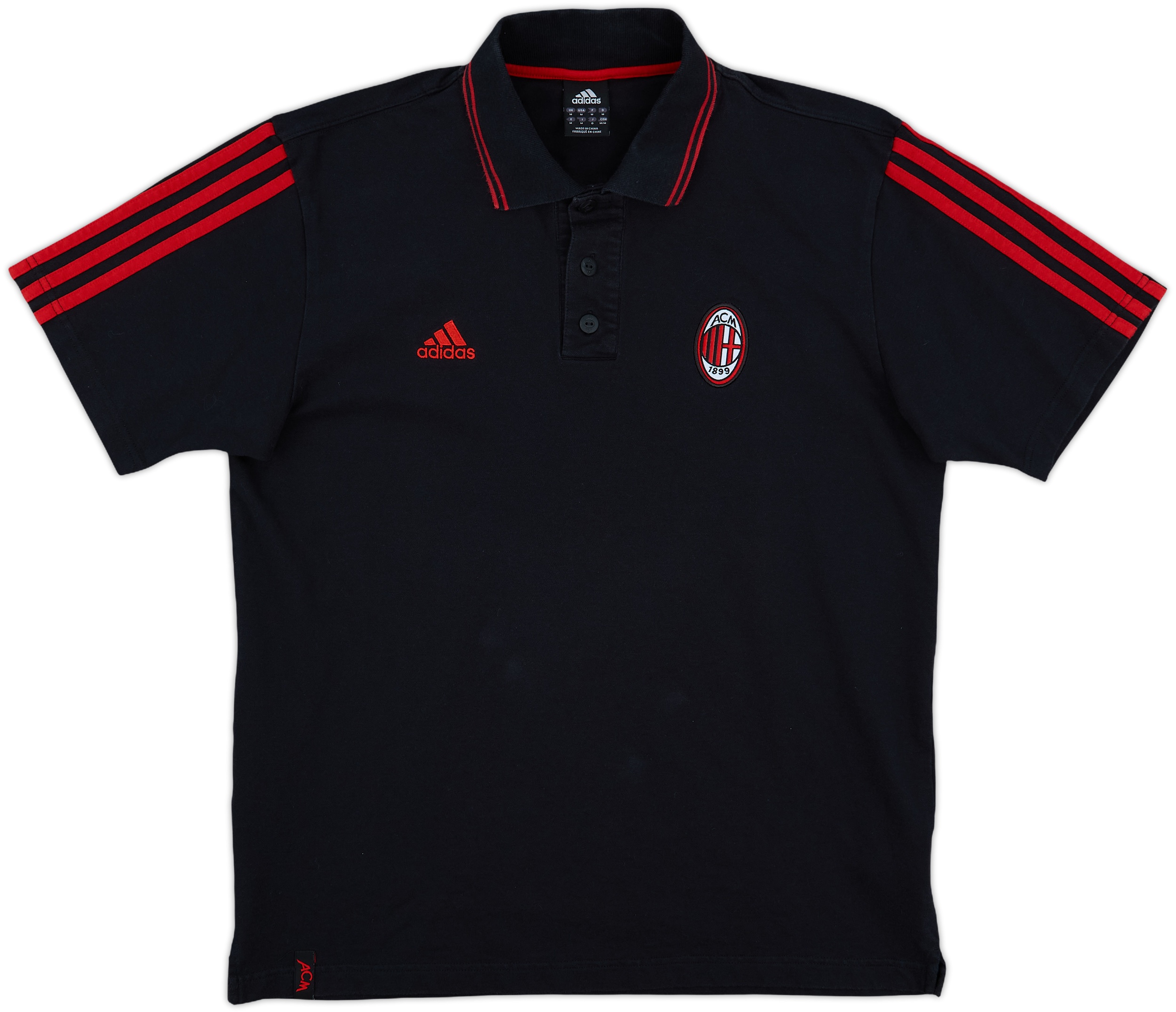 Jersey Ac Milan Polo Shirt 2004-05 AC Milan Adidas CL 1/4 Zip Polo