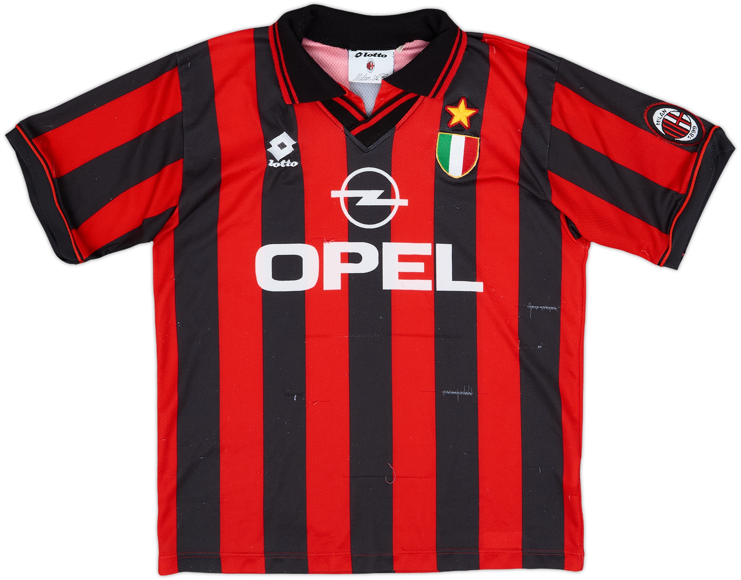 1996-97 AC Milan Home Shirt - 5/10 - (S)