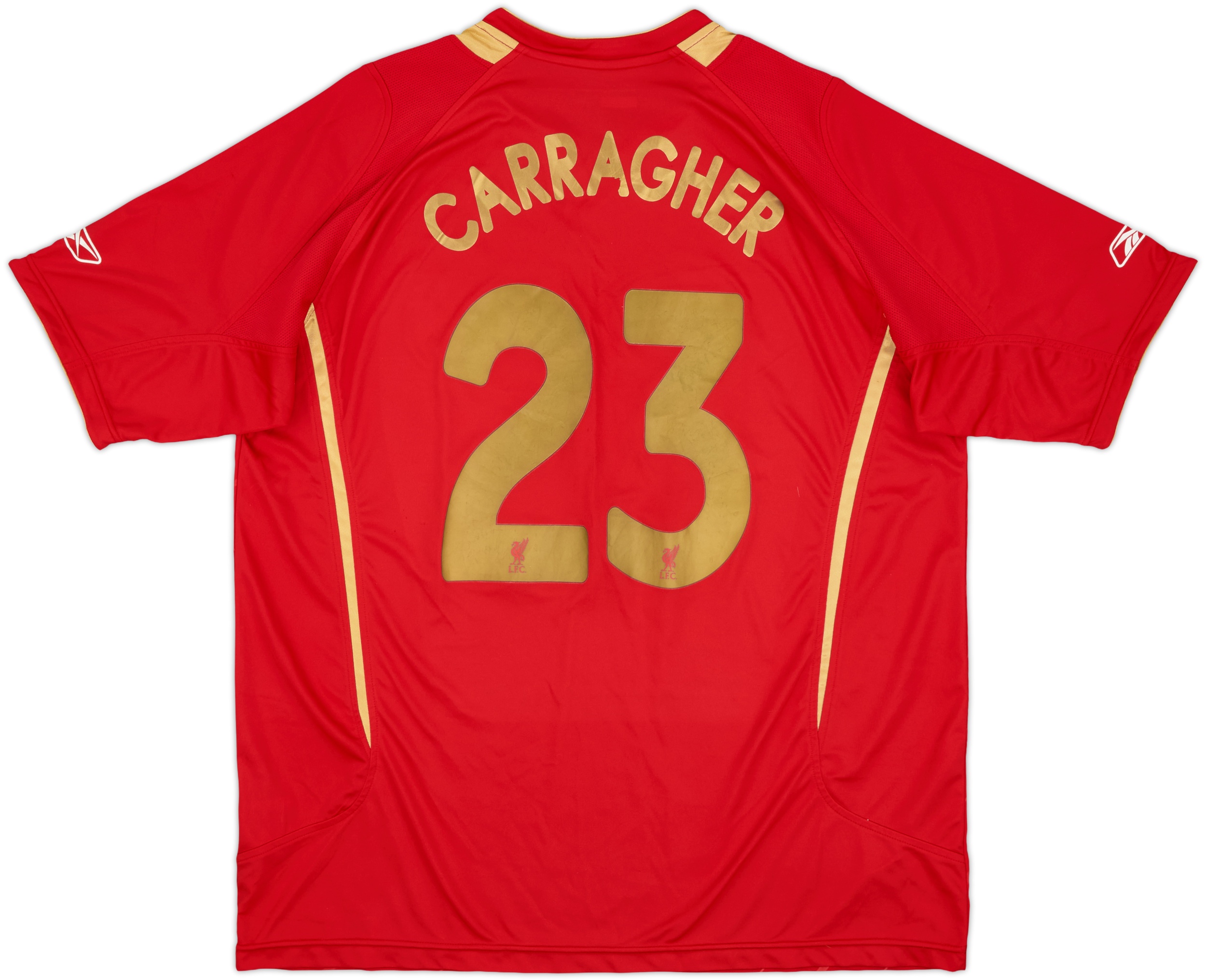 2005-06 Liverpool CL Home Shirt Carragher #23 - 6/10 - (XL)