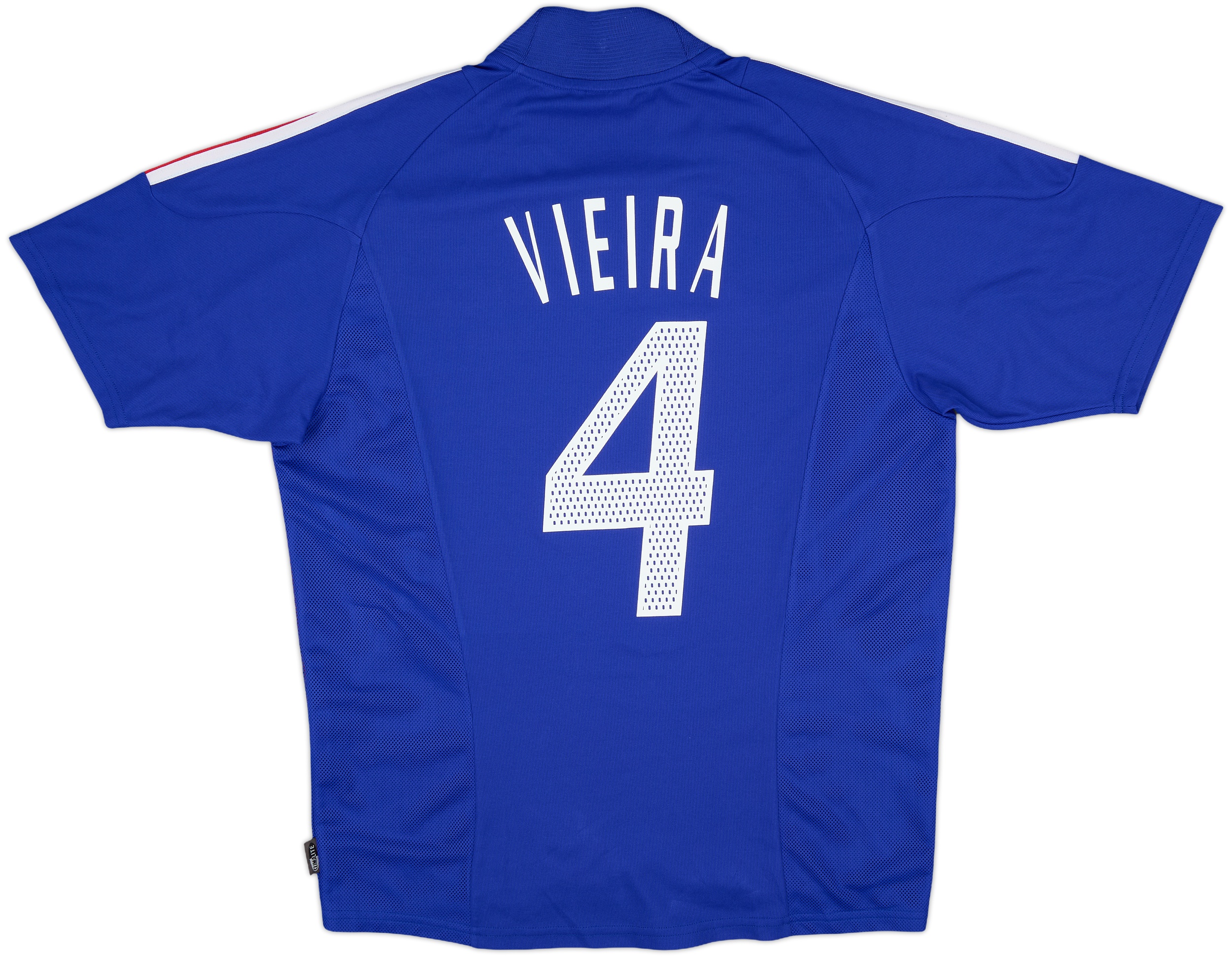 2002-04 France Home Shirt Vieira #4 - 9/10 - (M)