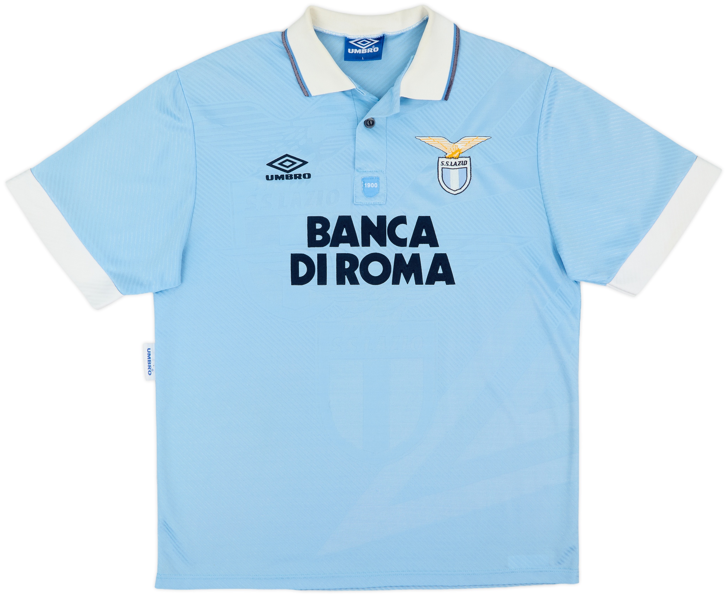 1993-95 Lazio Home Shirt - 8/10 - (L)