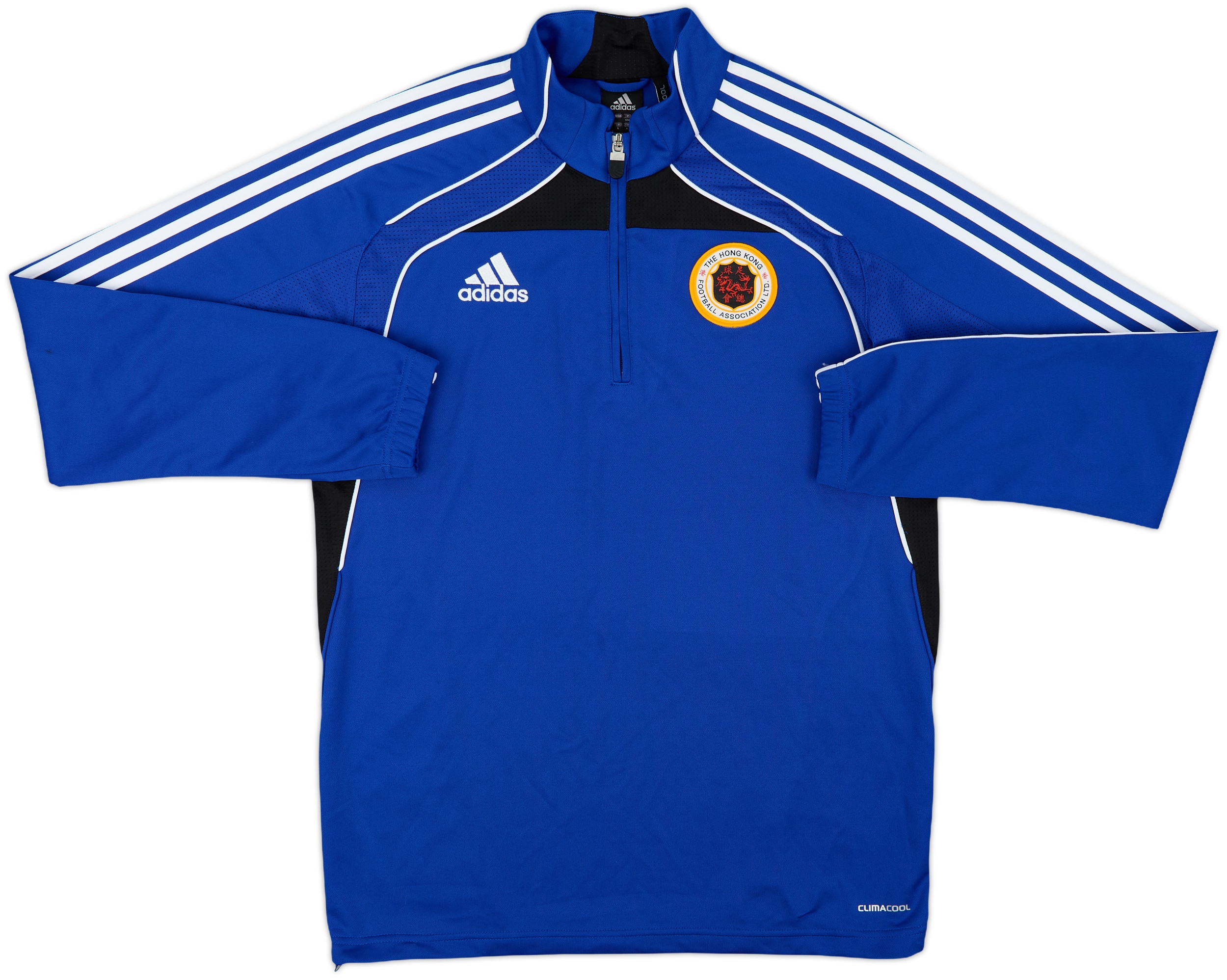 2010-11 Hong Kong adidas 1/4 Zip Drill Top - 8/10 - (M)
