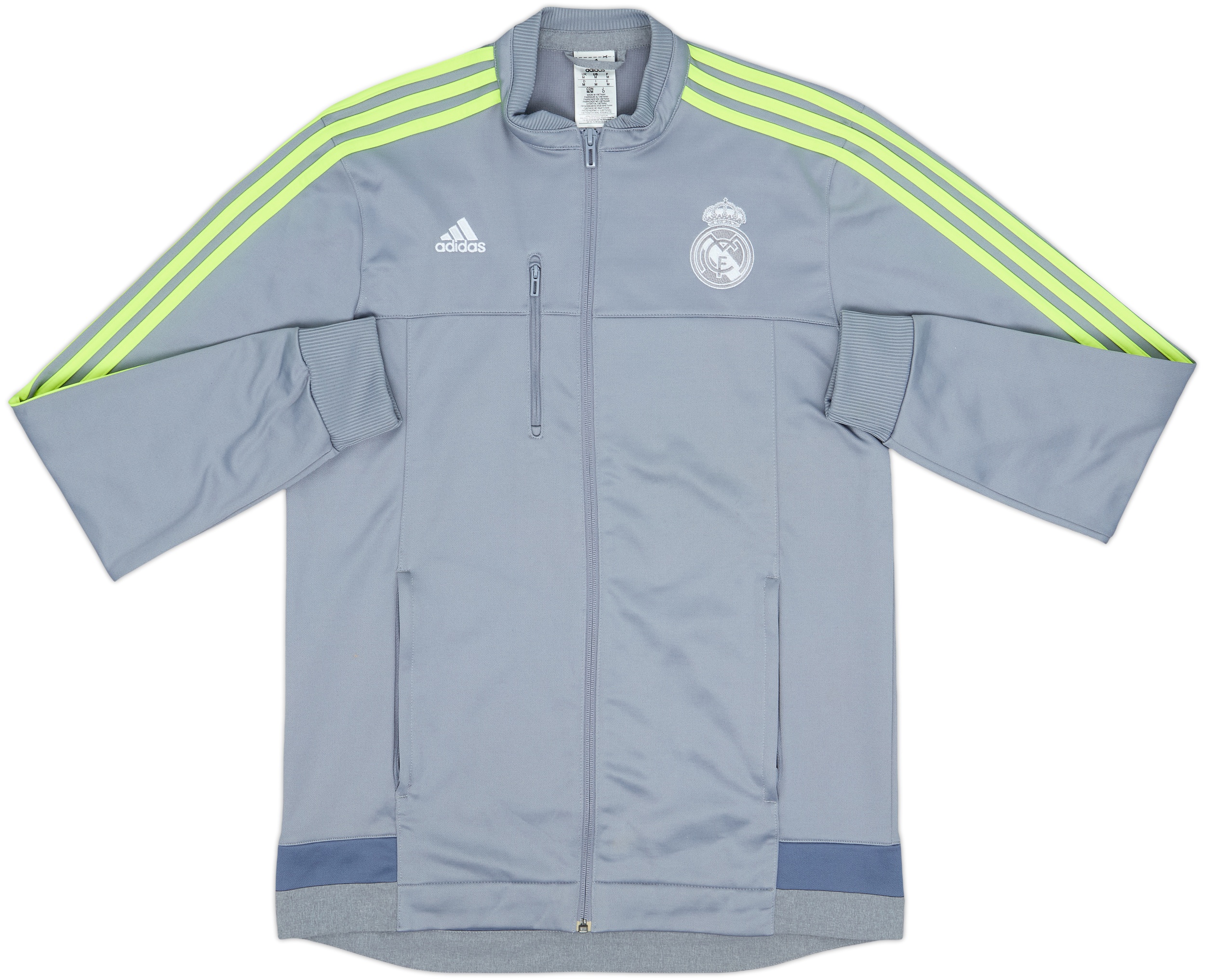ウェア adidas Real Madrid Anthem Jacket 2015-16 2015-16 Real Madrid adidas Track Jacket - 8/10 - (M)