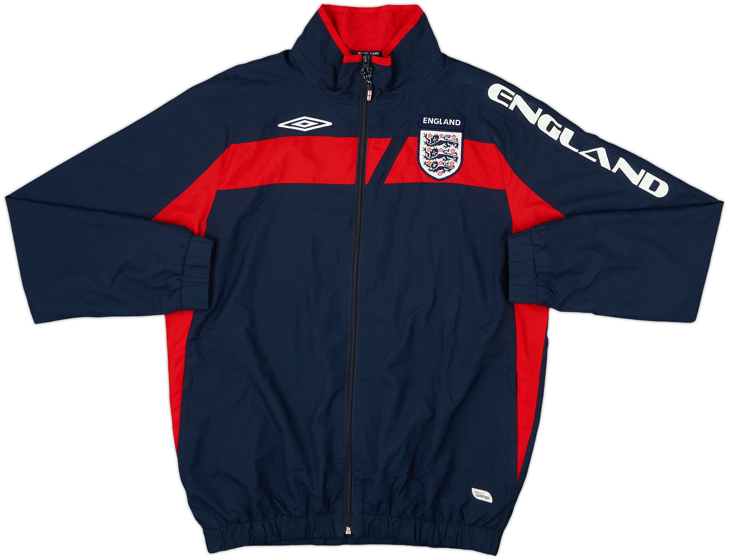 Umbro England ナイロンジャケット 2007-09 England Umbro Track Jacket - 7/10 - (M)