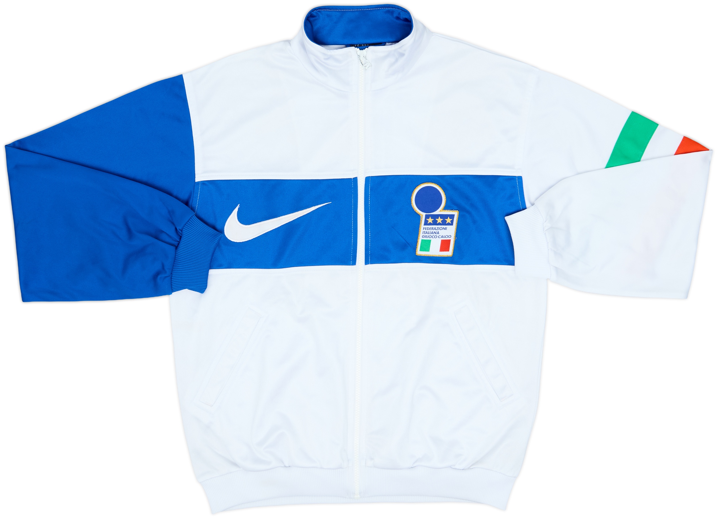 ウェア Nike 96/97 Italy  kit 90s 1996-97 Italy Nike Track Jacket - 8/10 - (XL.Boys)