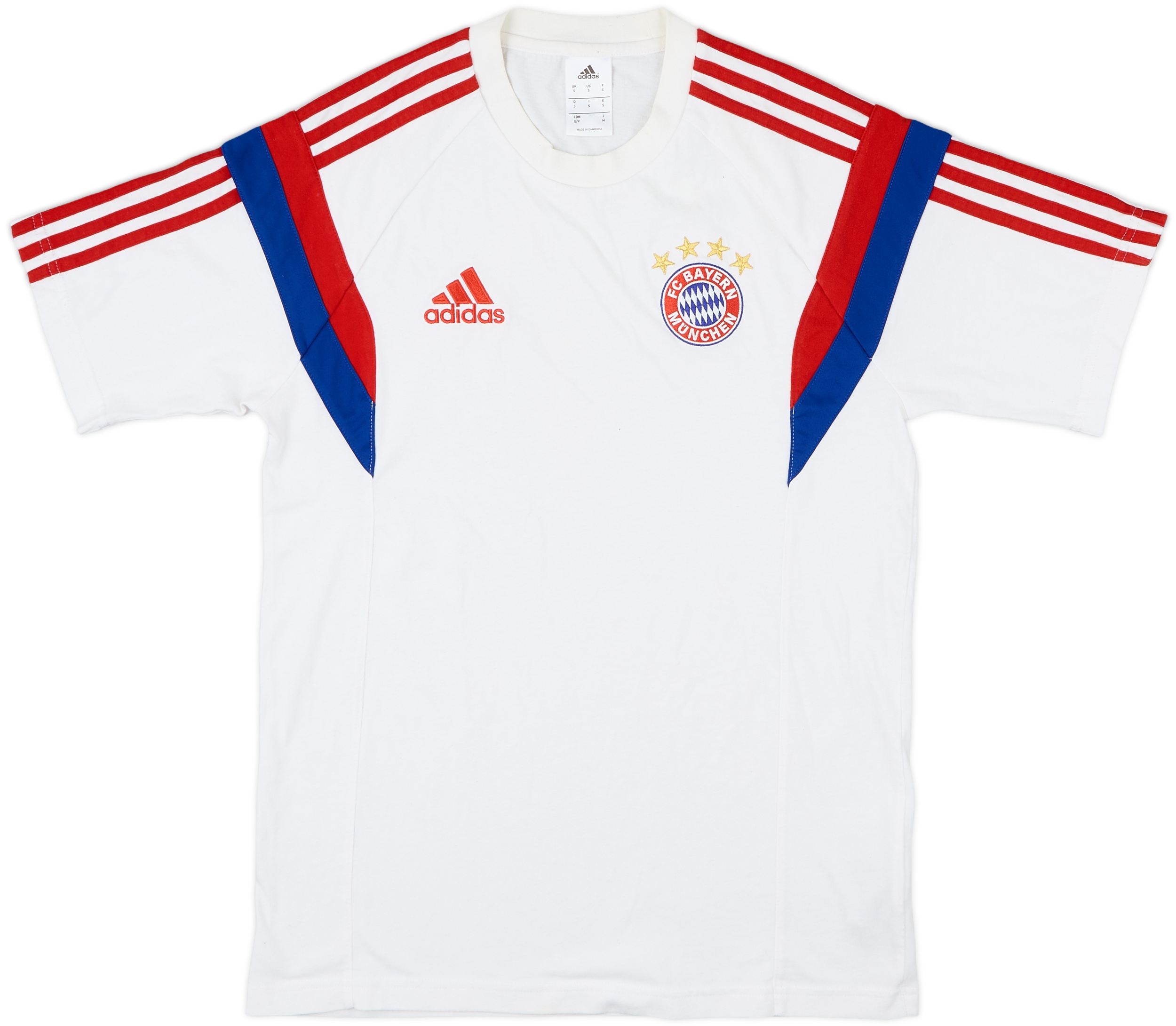 2013-14 Bayern Munich adidas Cotton Tee - 8/10 - (S)
