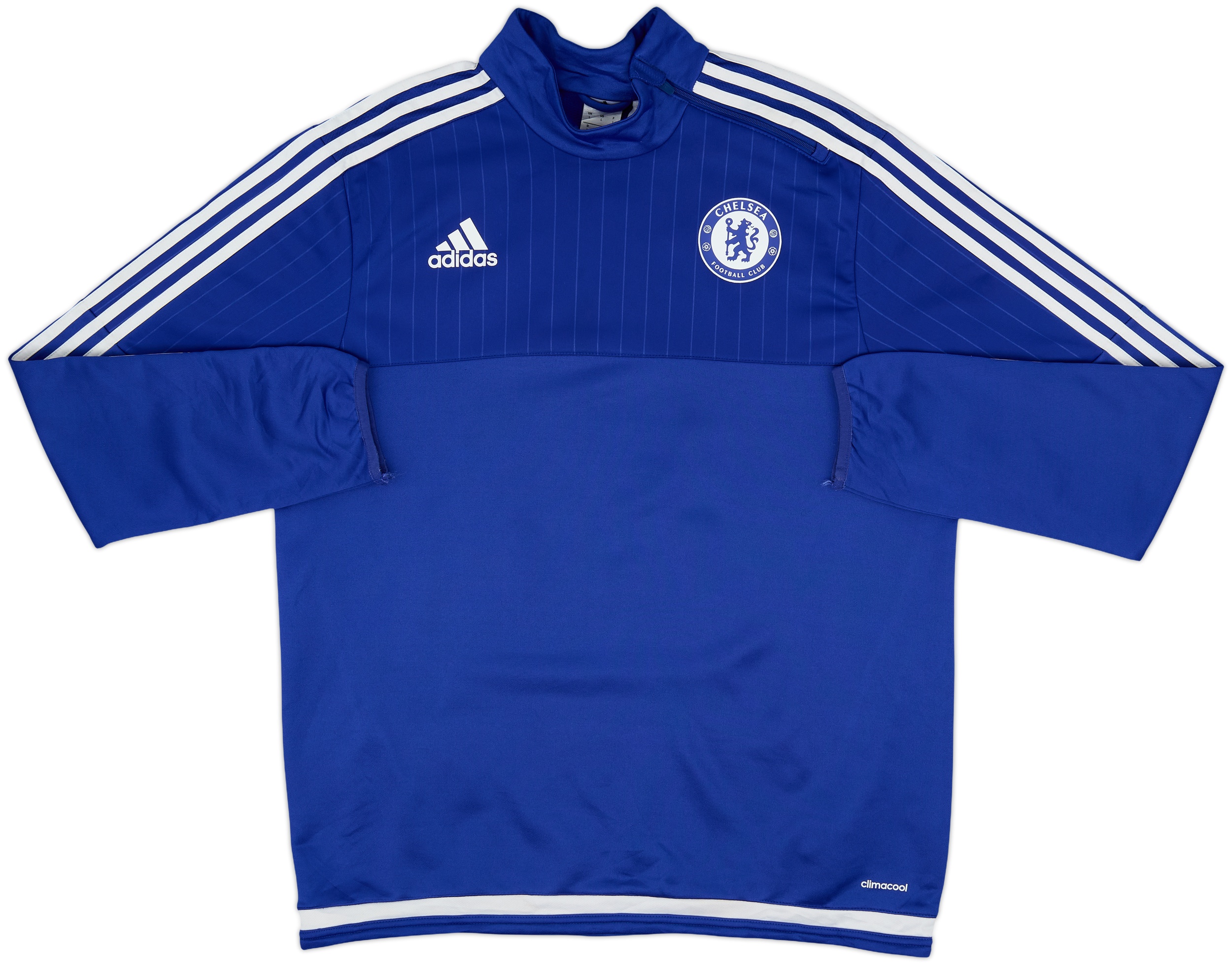 2015-16 Chelsea adidas 1/4 Zip Drill Top - 8/10 - (L)