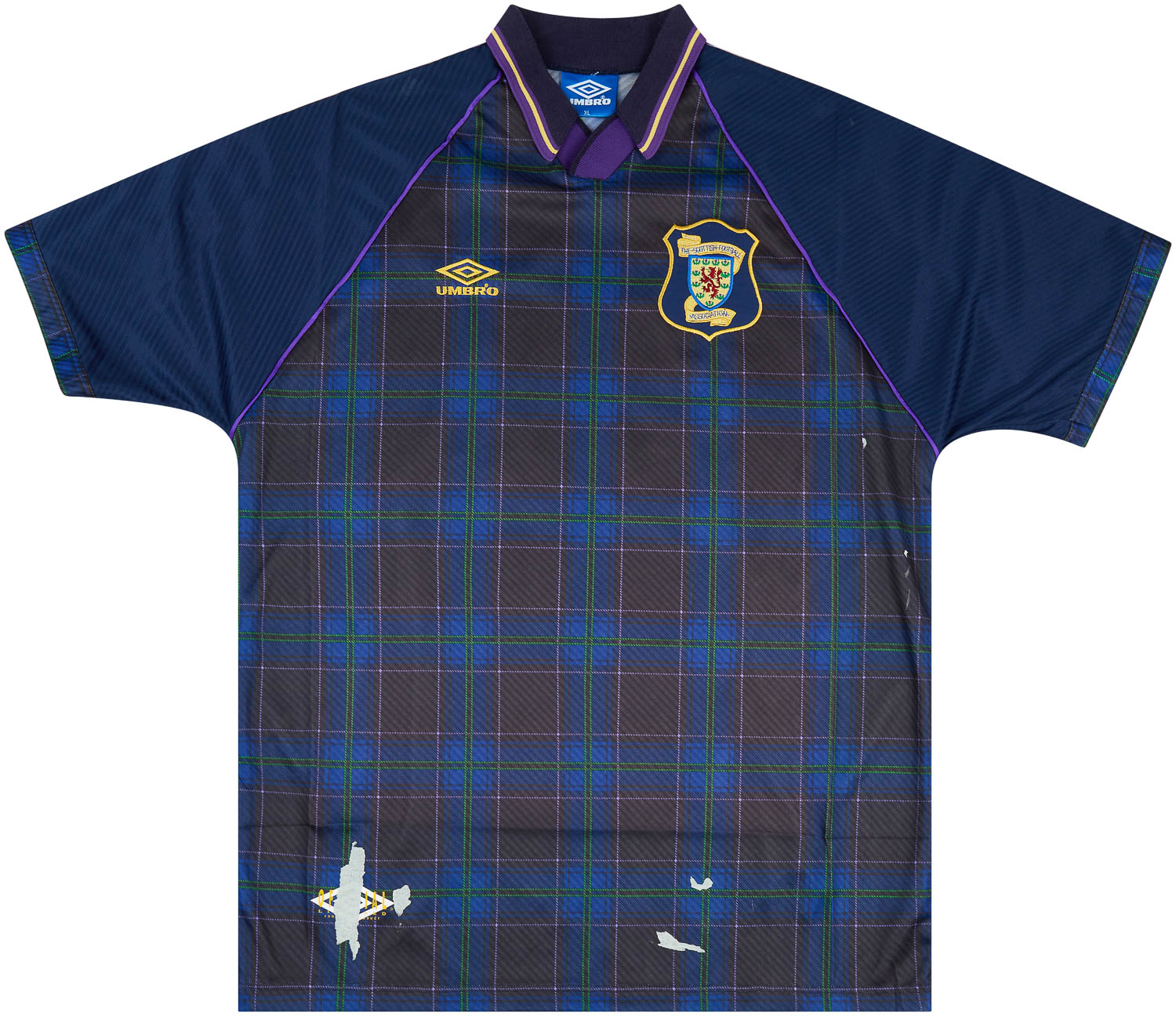 1994-96 Scotland Match Issue Home Shirt #11 (Jackson)